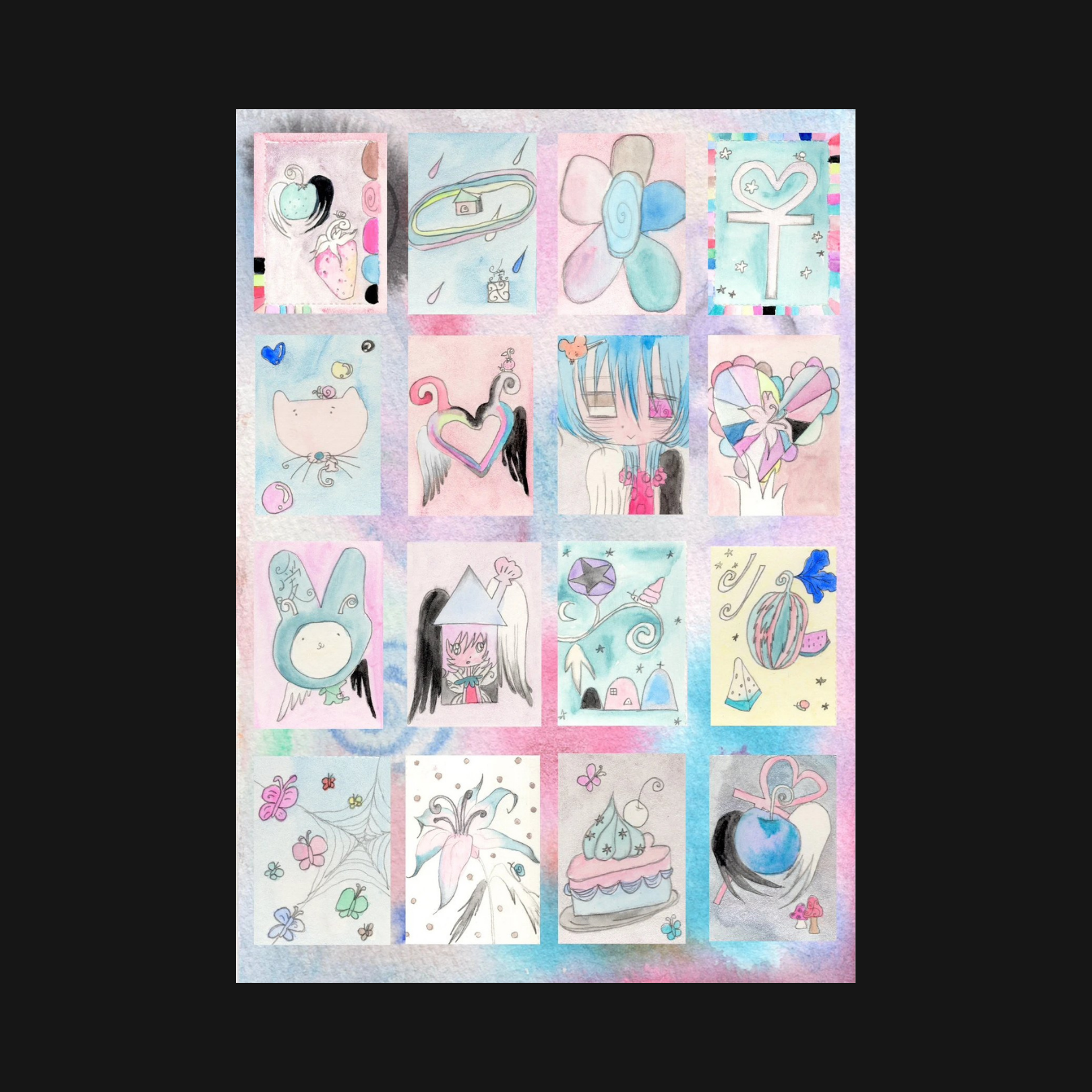 LAZY VENUS SYNDROME - MOON PROTOCOL STICKER SHEET