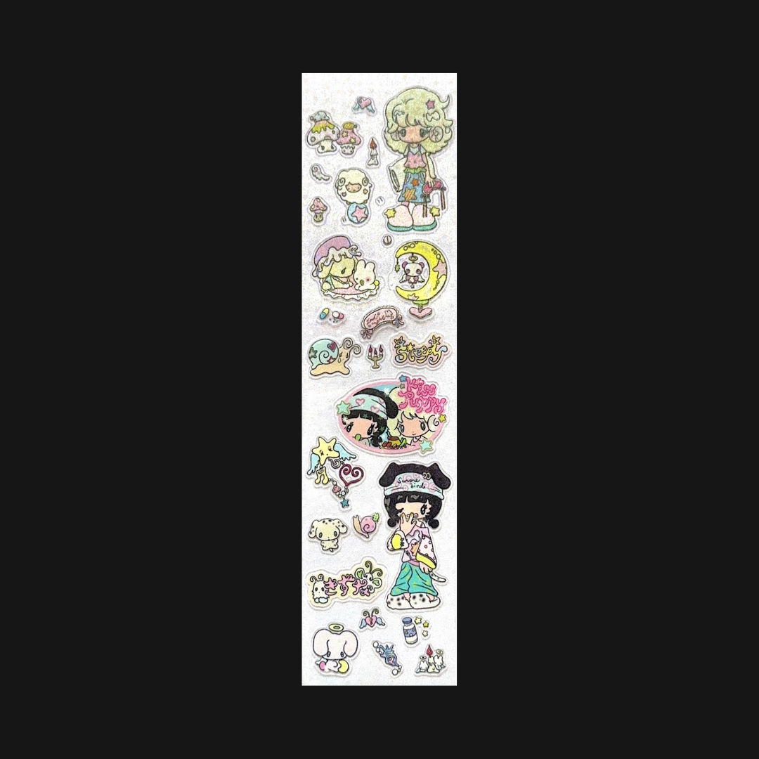 Sunonebird - Dreamland Sticker Roll Cutouts