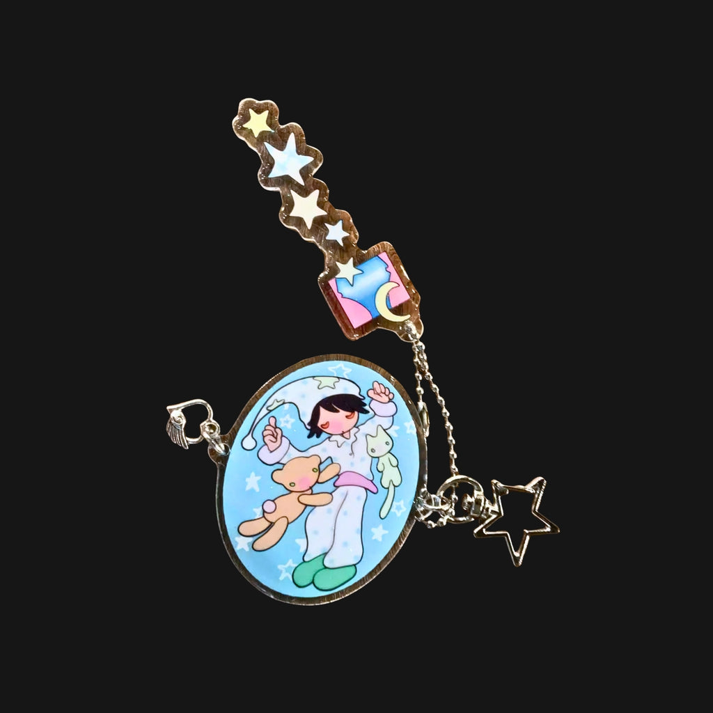 SUNONEBIRD X ONIGIRI - BIG SLEEPER KEYCHAIN