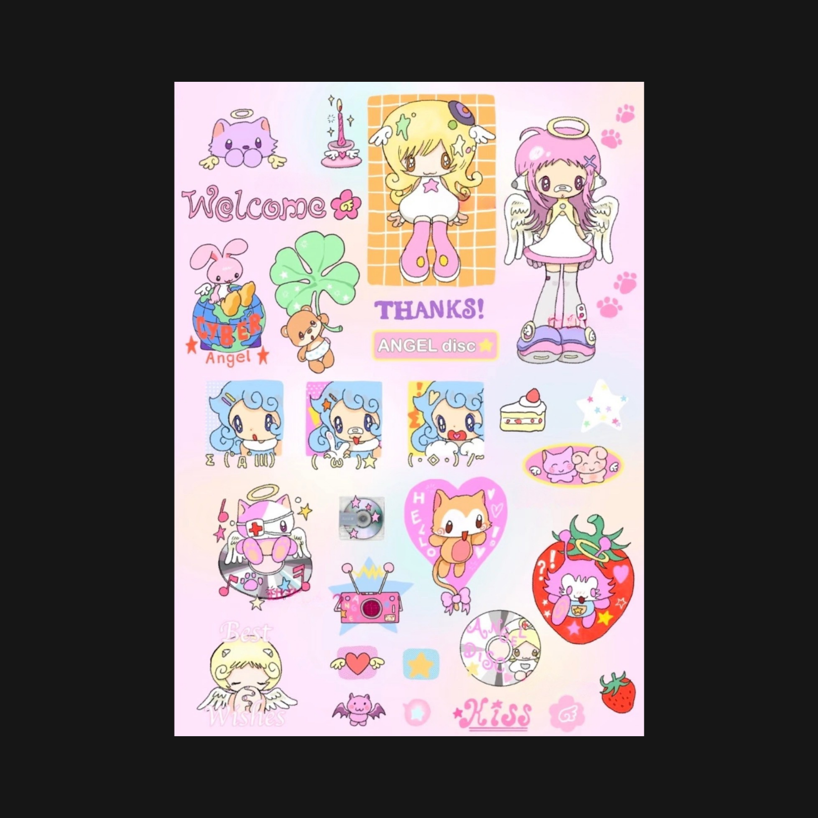 Oliwa x Sweetcom - Earth Only Sticker Sheet