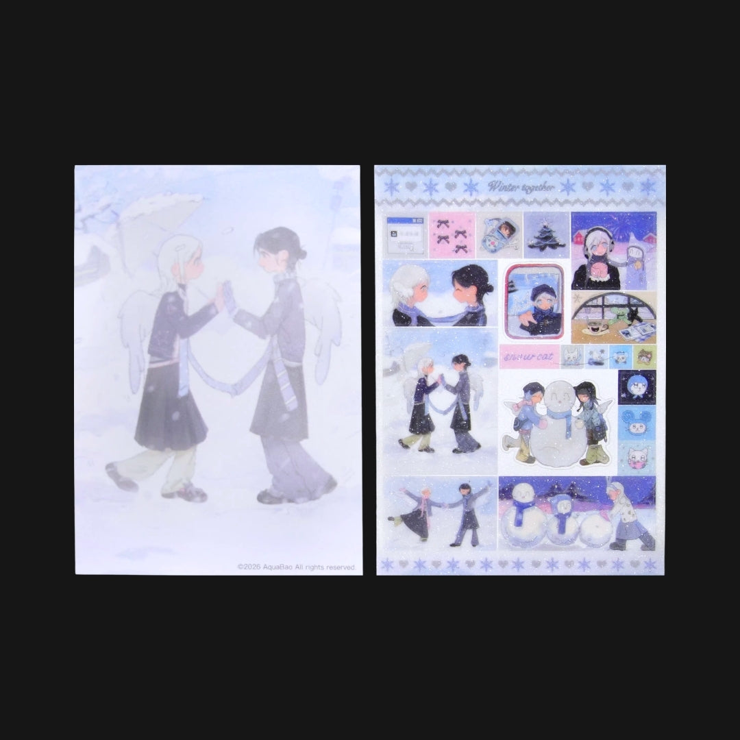 AHEAVEN - SPEND THE WINTER TOGETHER STICKER SHEET