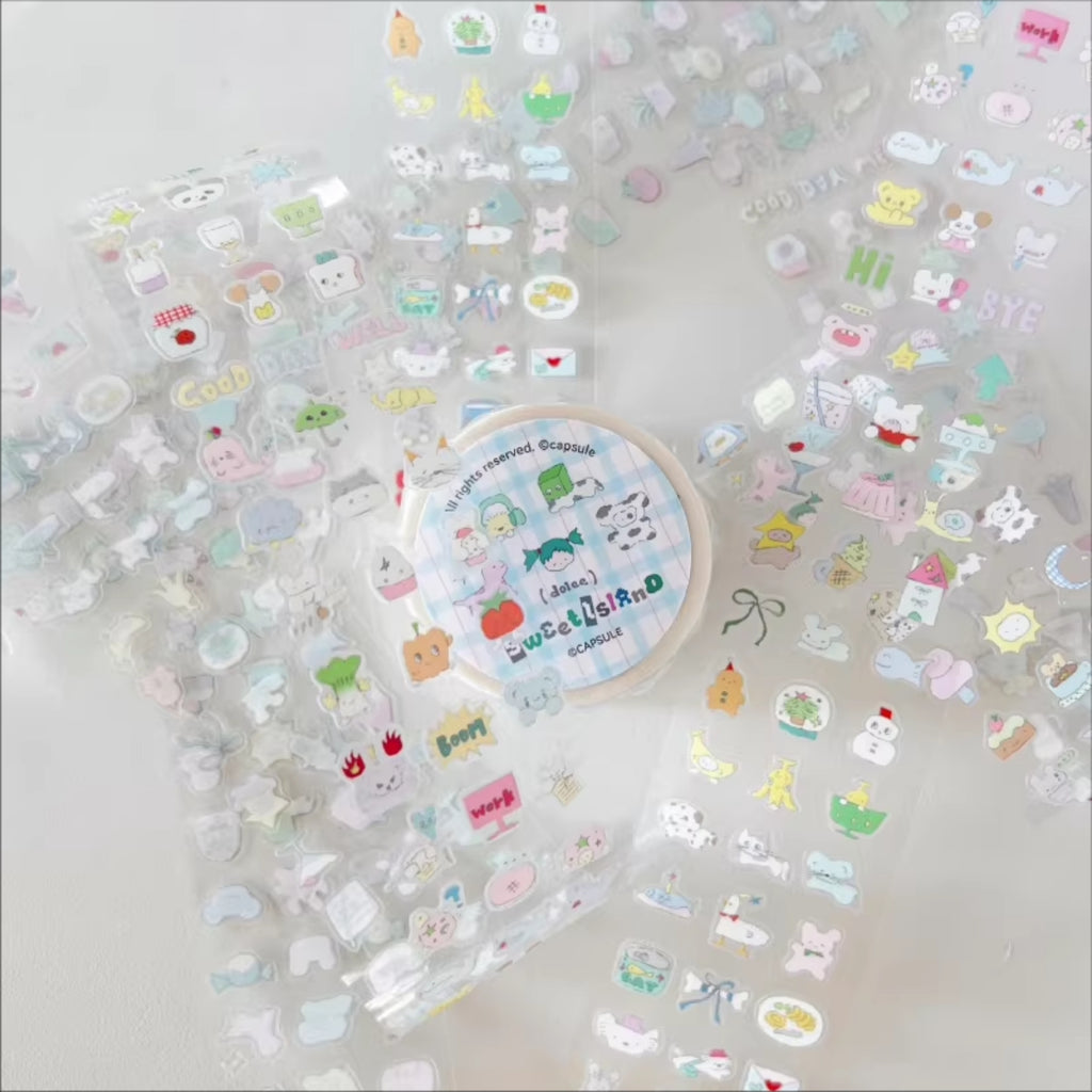 CAPSULE - SWEET ISLAND STICKER ROLL