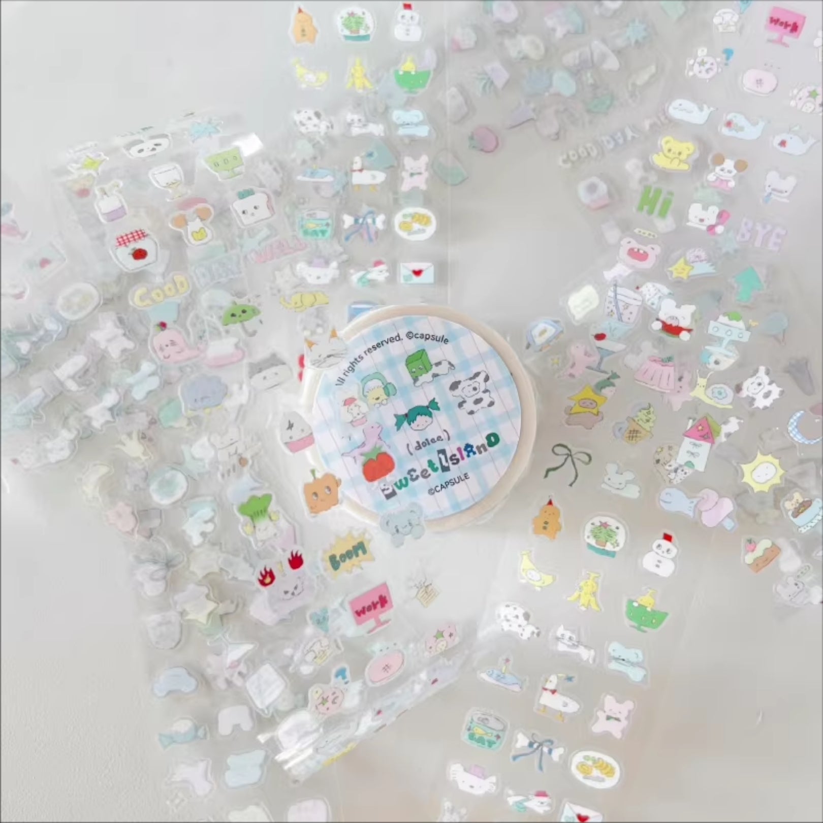 CAPSULE - SWEET ISLAND STICKER ROLL