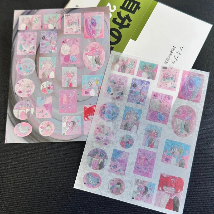 LAZY VENUS SYNDROME - IRIDESCENT STICKER SHEET
