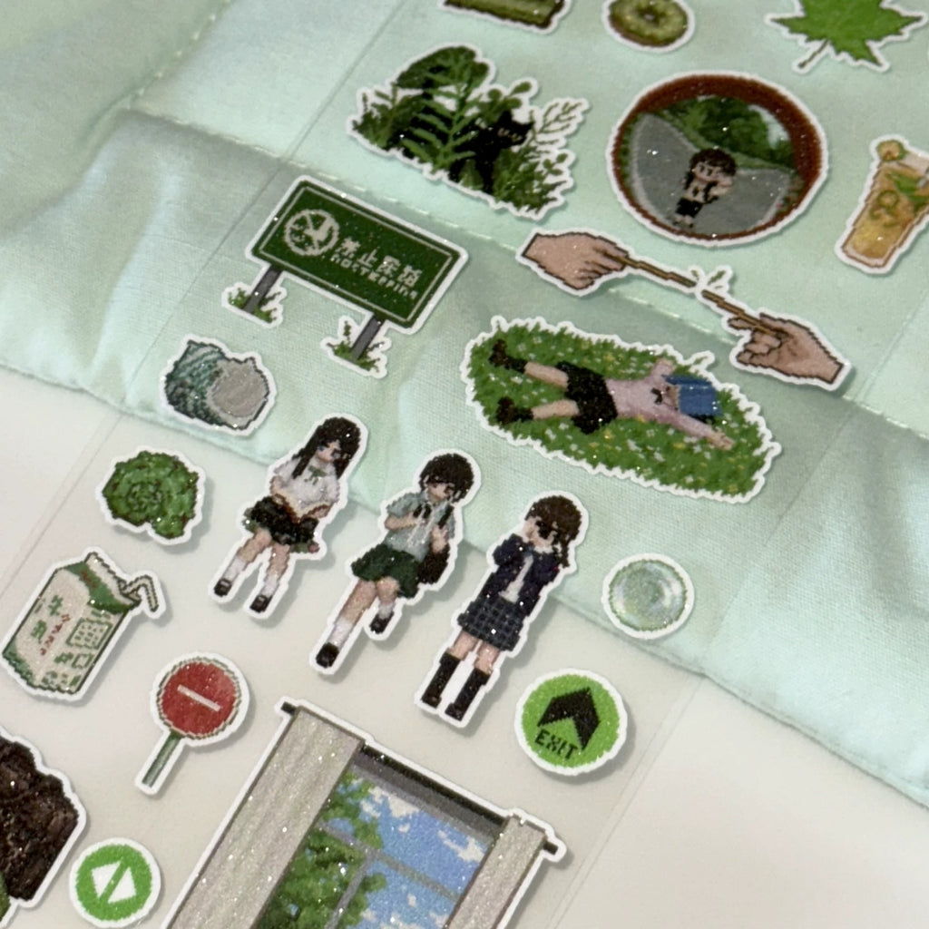 SOFT TISSUE - LIME STREETCAR STICKER ROLL
