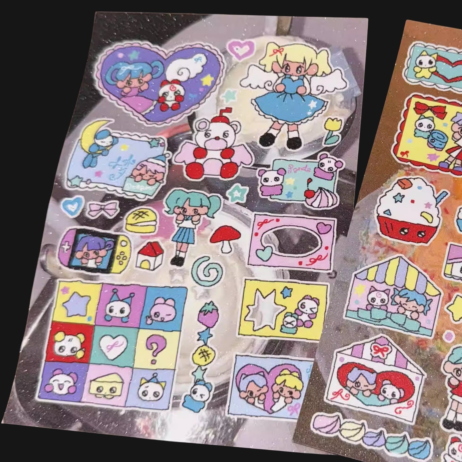 CREAMHONEY X ONIGIRI - CUTE DESSERT STICKER SHEET
