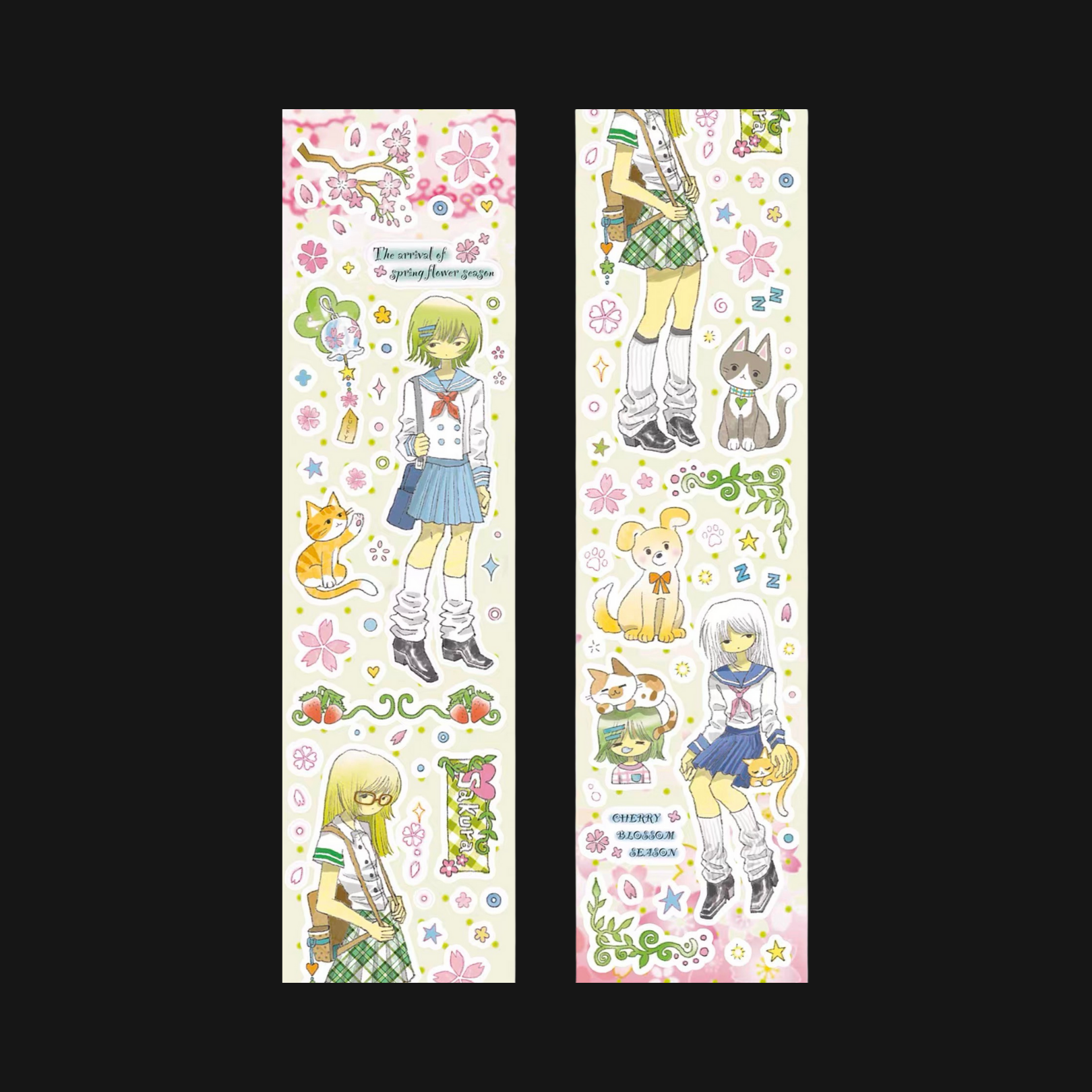 OOOCTOPUS - Flower Season STICKER ROLL SAMPLE CUTOUT
