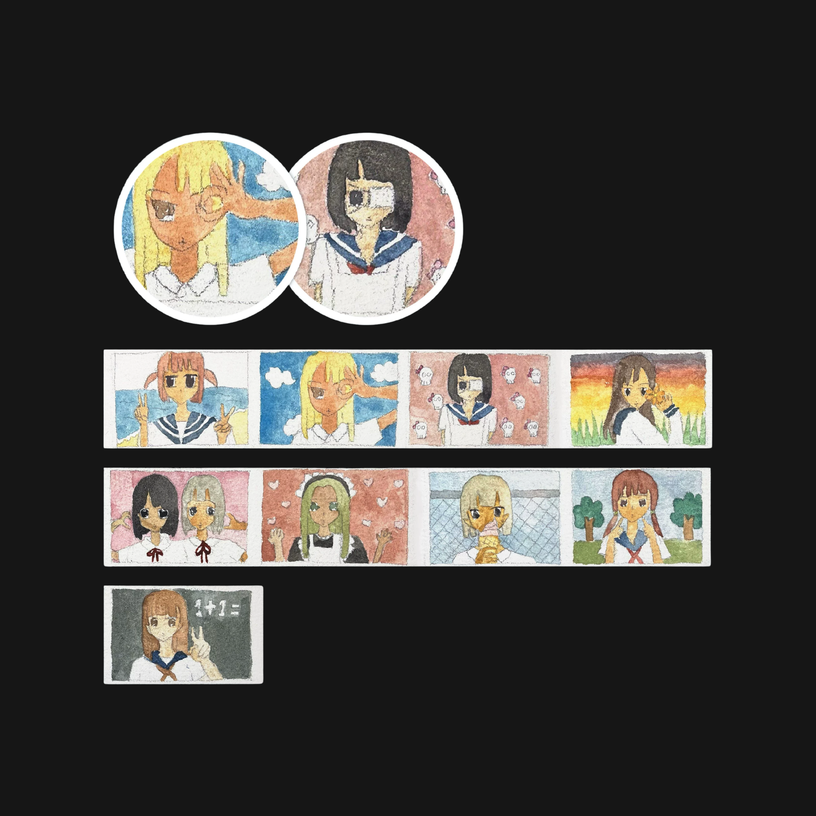 EAT HOT - MIDSUMMER ALBUM STICKER ROLL