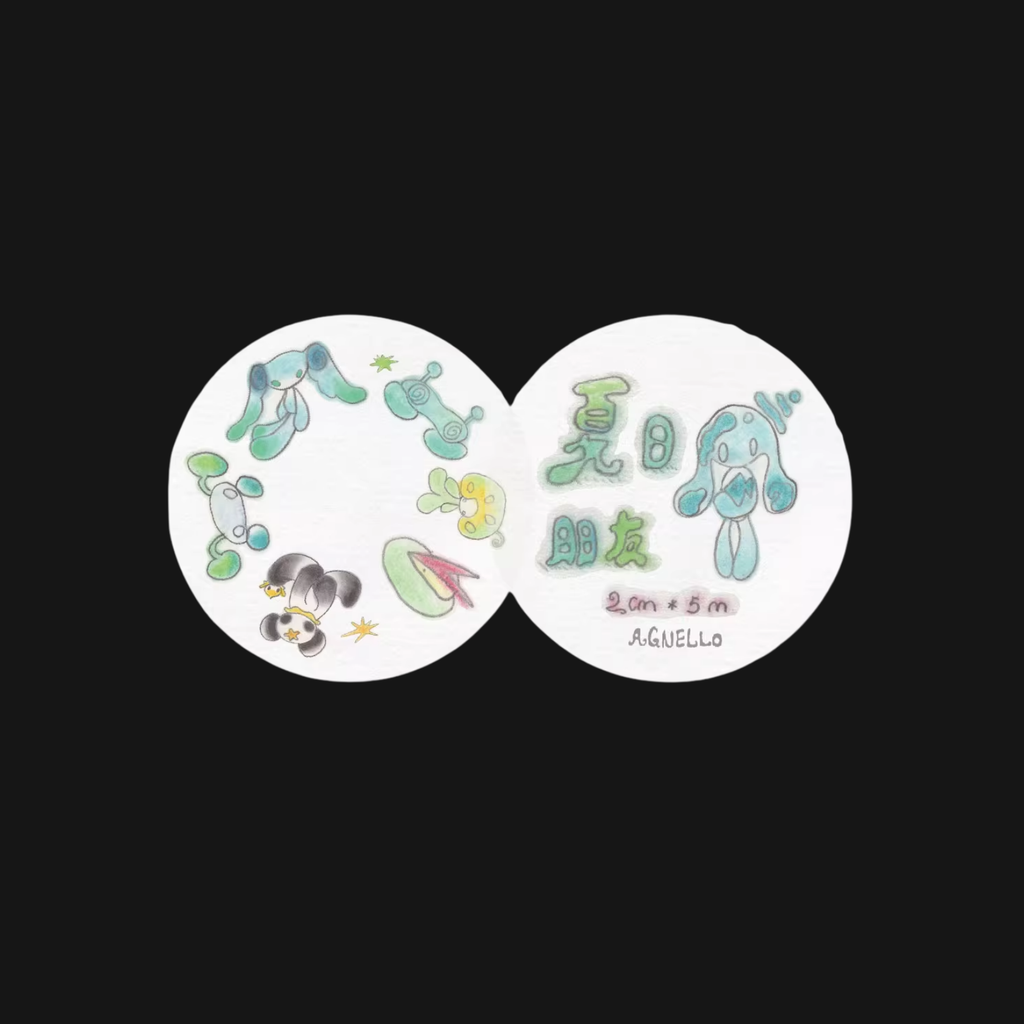 AGNELLO - SUMMER FRIEND WASHI TAPE STICKER ROLL