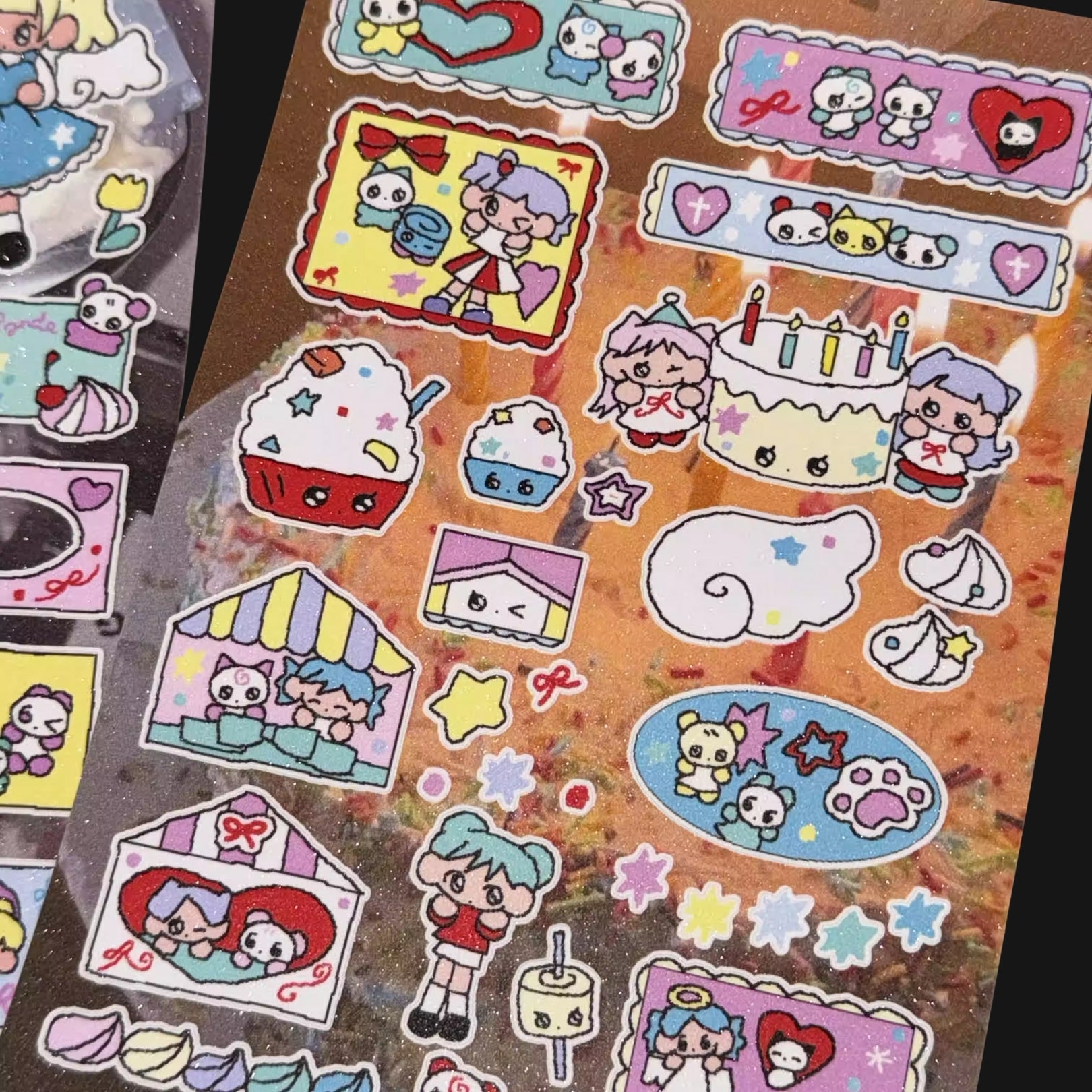 CREAMHONEY X ONIGIRI - CUTE DESSERT STICKER SHEET