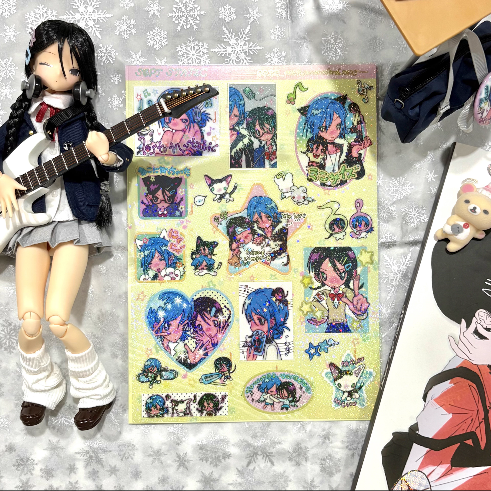 SUNONEBIRD - SOFT STATIC STICKER SHEET
