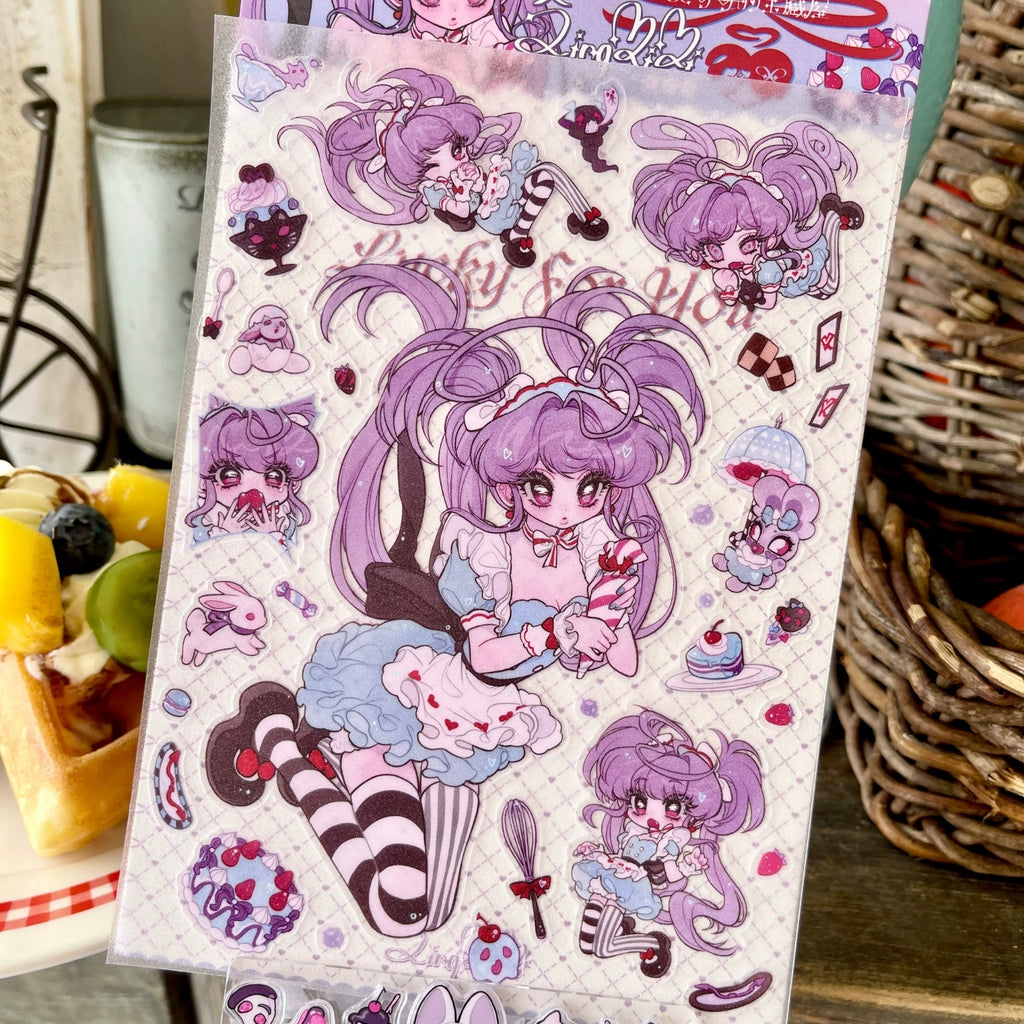 LIN QIQI - WONDERLAND BEGINS STICKER SHEETS