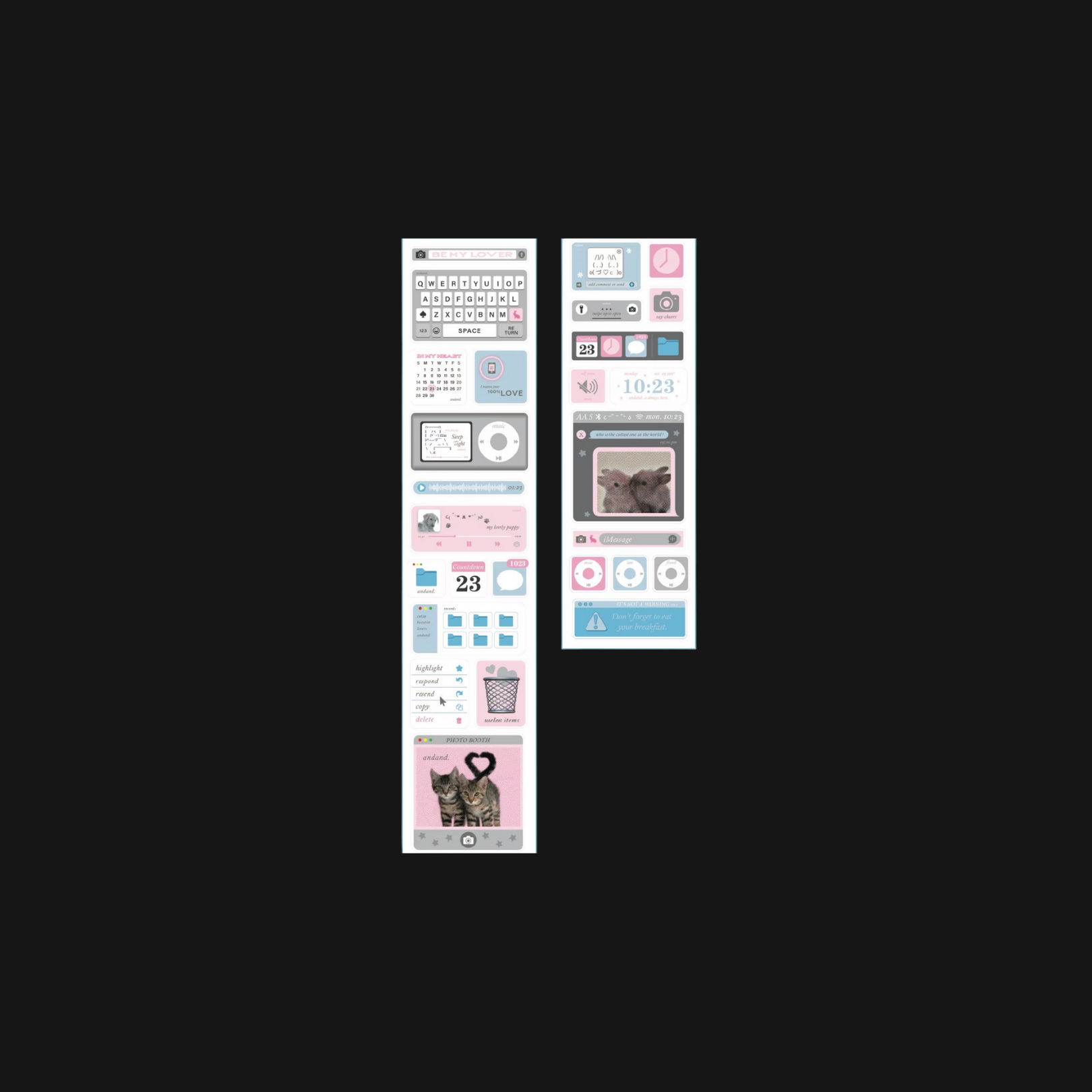 AndAnd. - Electronic Device Sticker Roll
