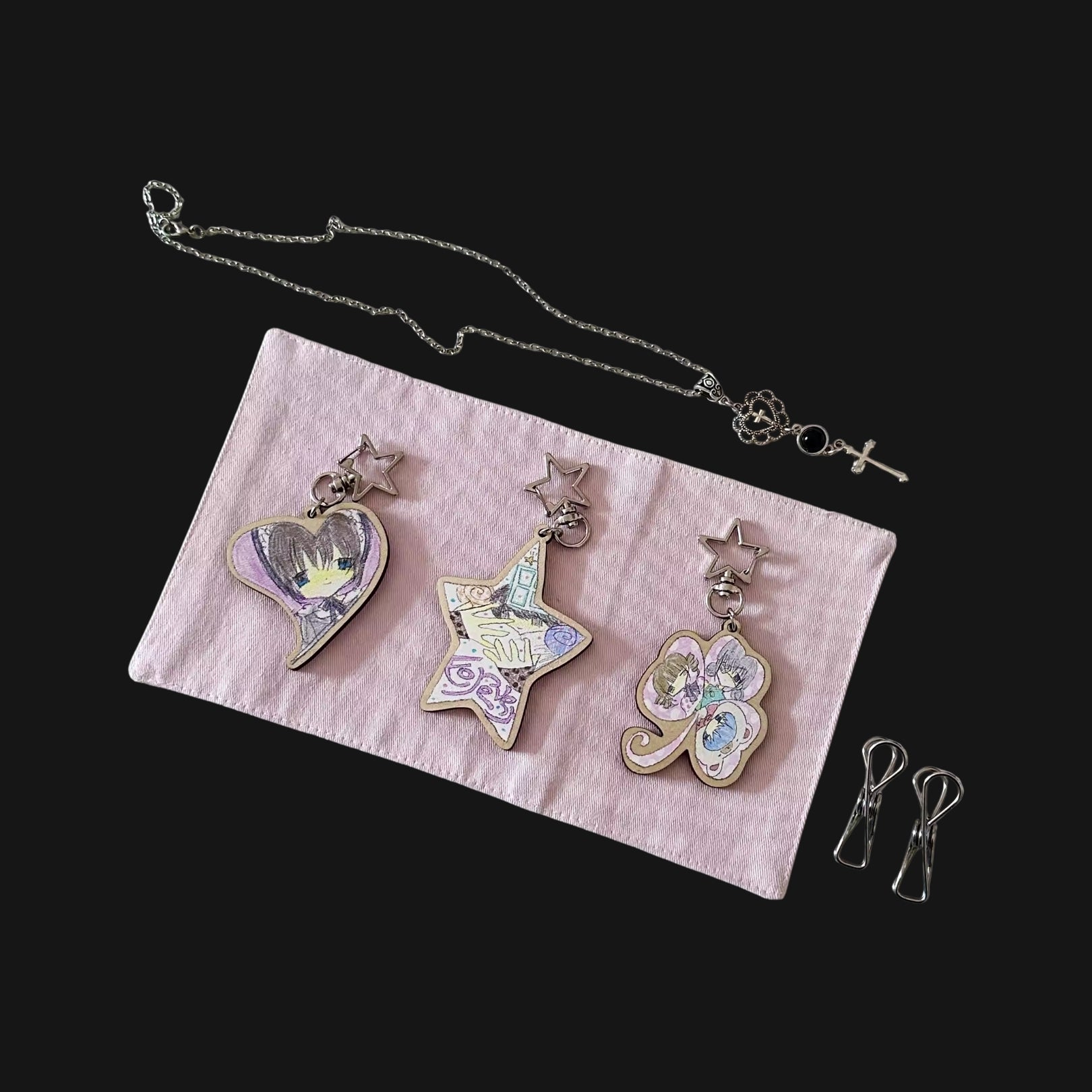 NEMONY - TIME'S ANGEL WOOD CHARM