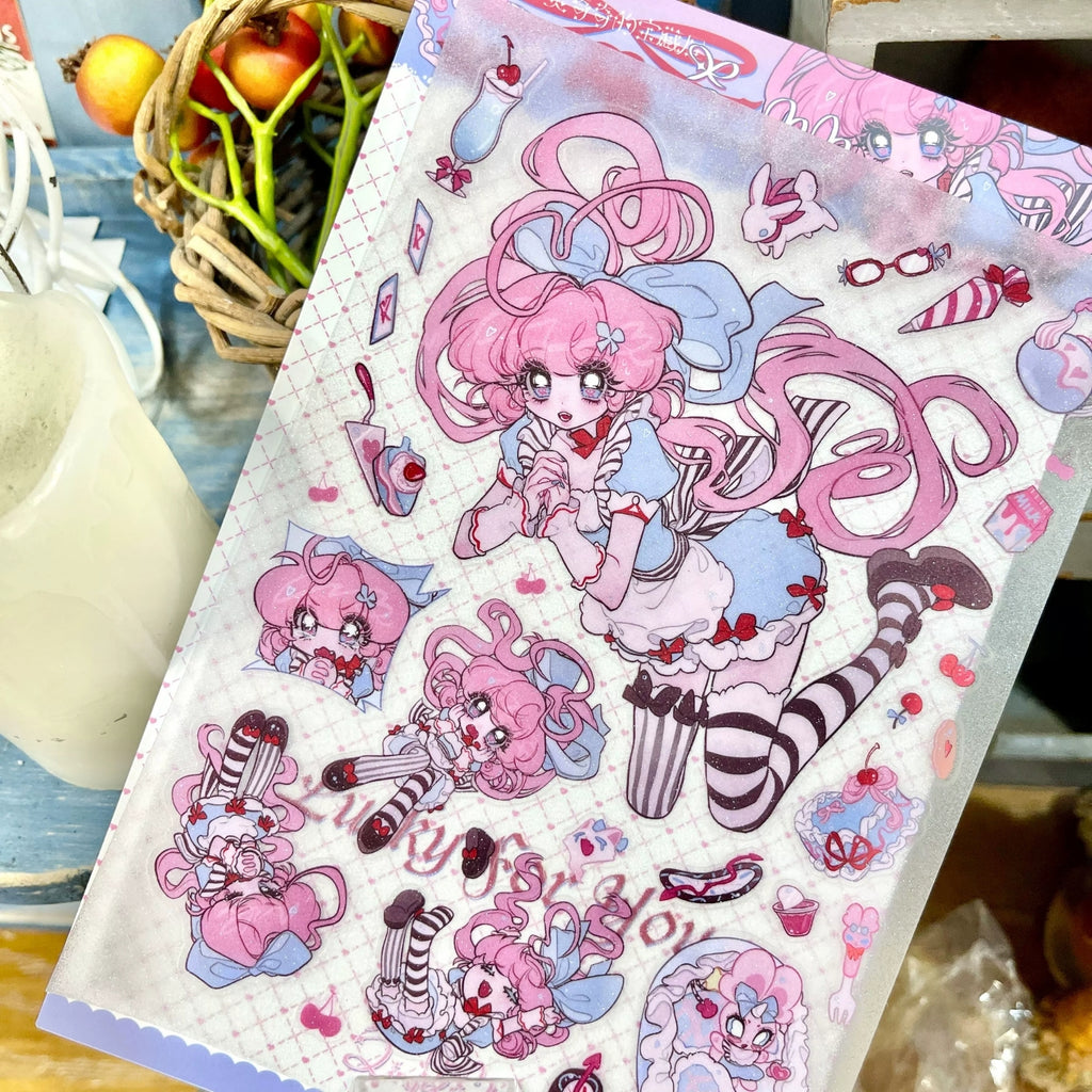 LIN QIQI - WONDERLAND BEGINS STICKER SHEETS