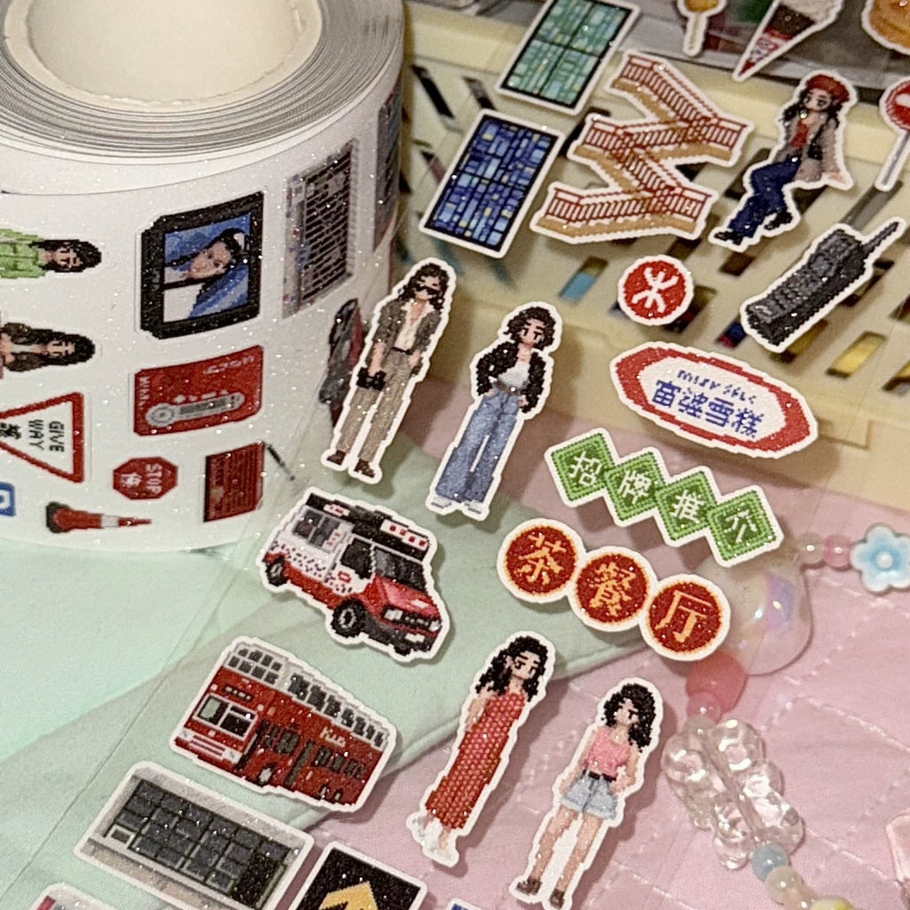 SOFT TISSUE - CLASSIC CAFE STICKER ROLL