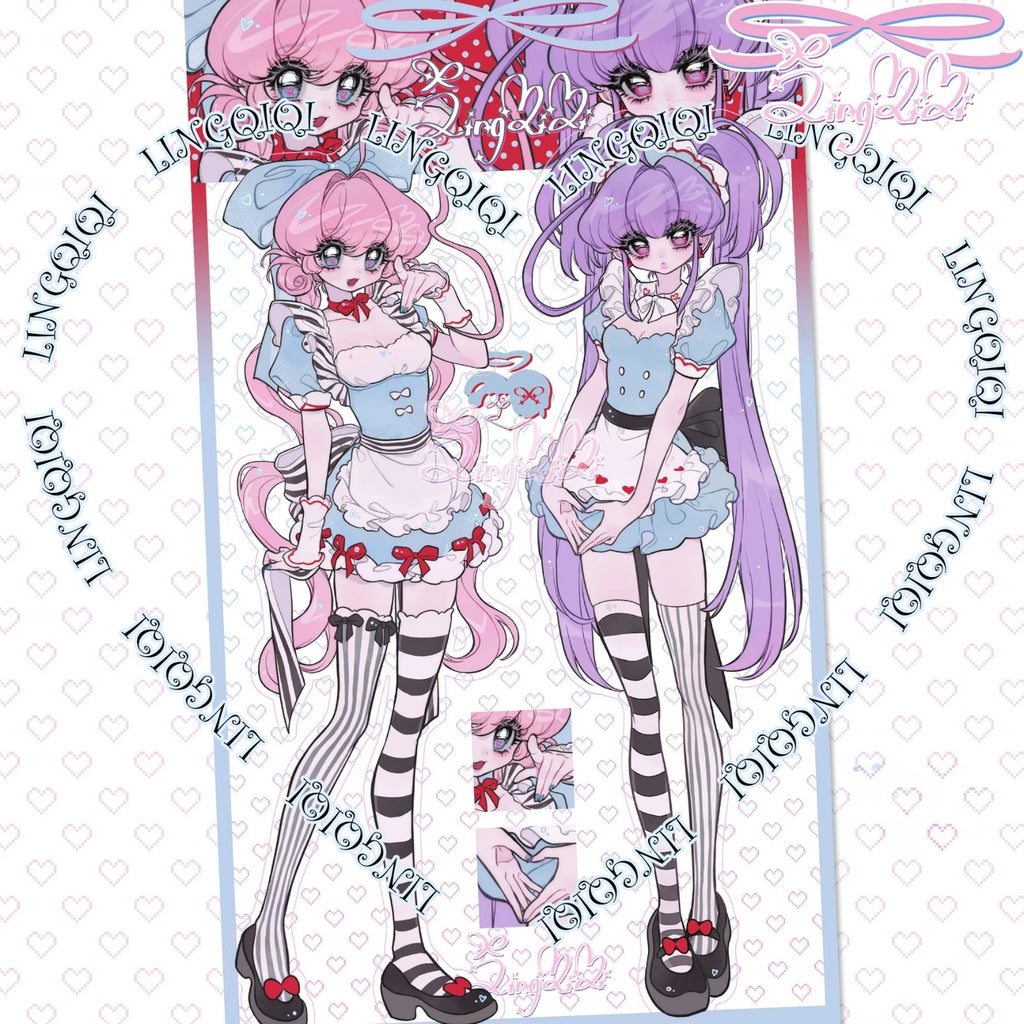 LIN QIQI - WONDERLAND BEGINS STICKER SHEETS