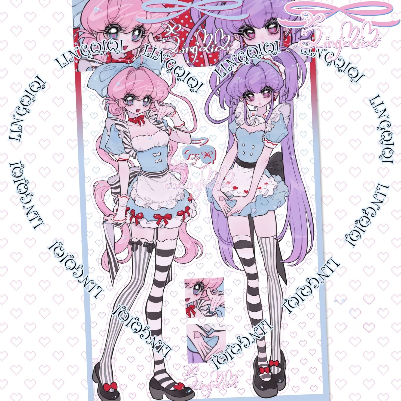LIN QIQI - WONDERLAND BEGINS STICKER SHEETS