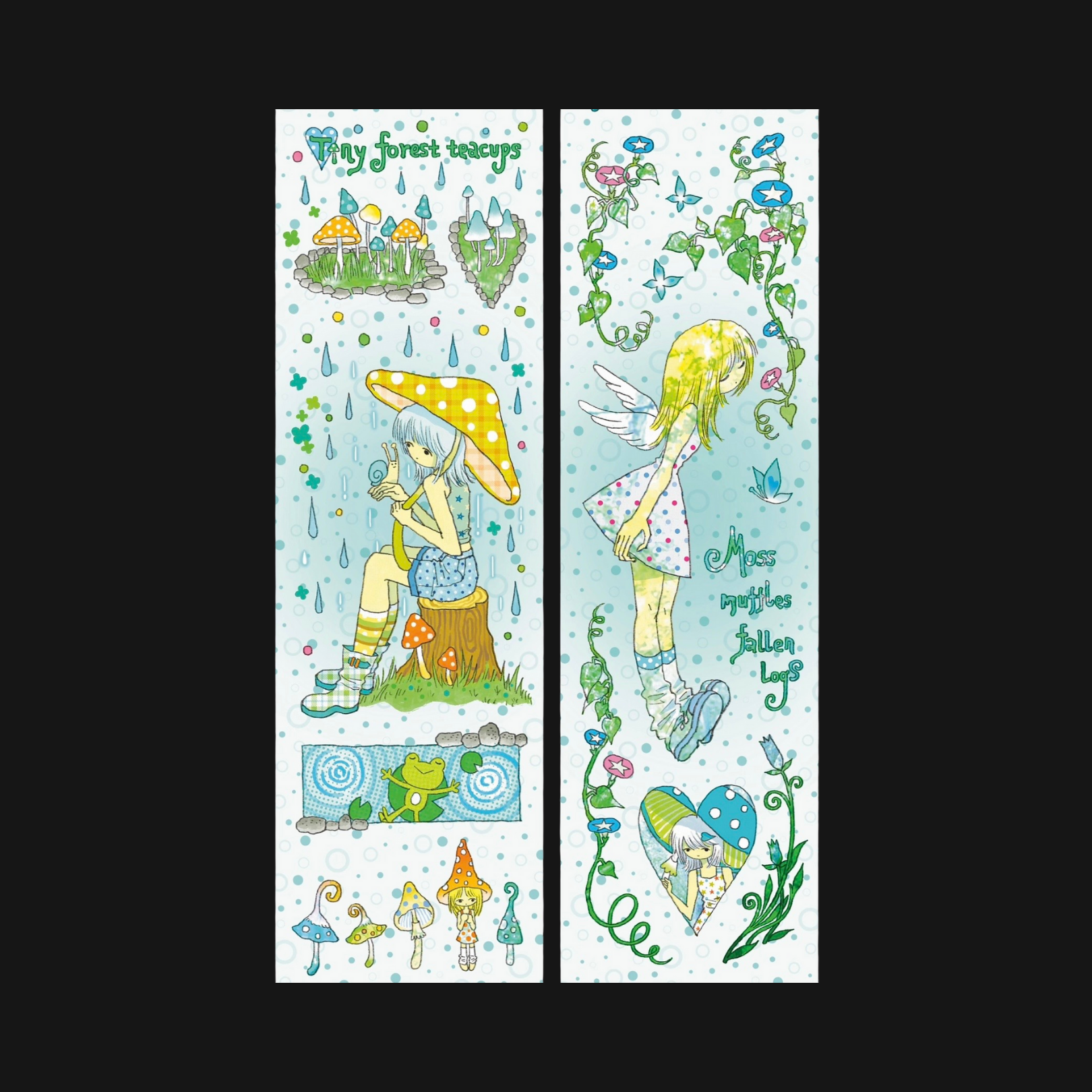 OOOCTOPUS - Secret Forest STICKER ROLL SAMPLE CUTOUT