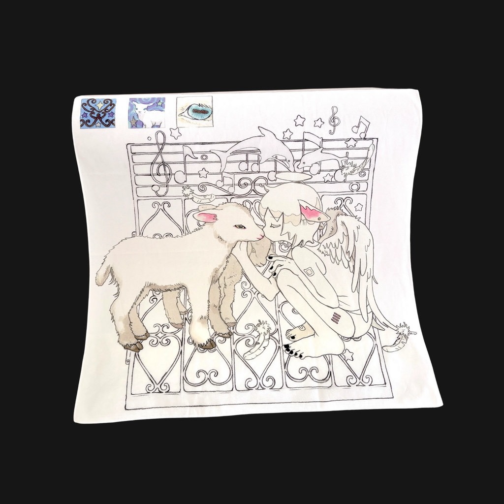 Oliwa x Accio - Kissing Lamb Tapestry