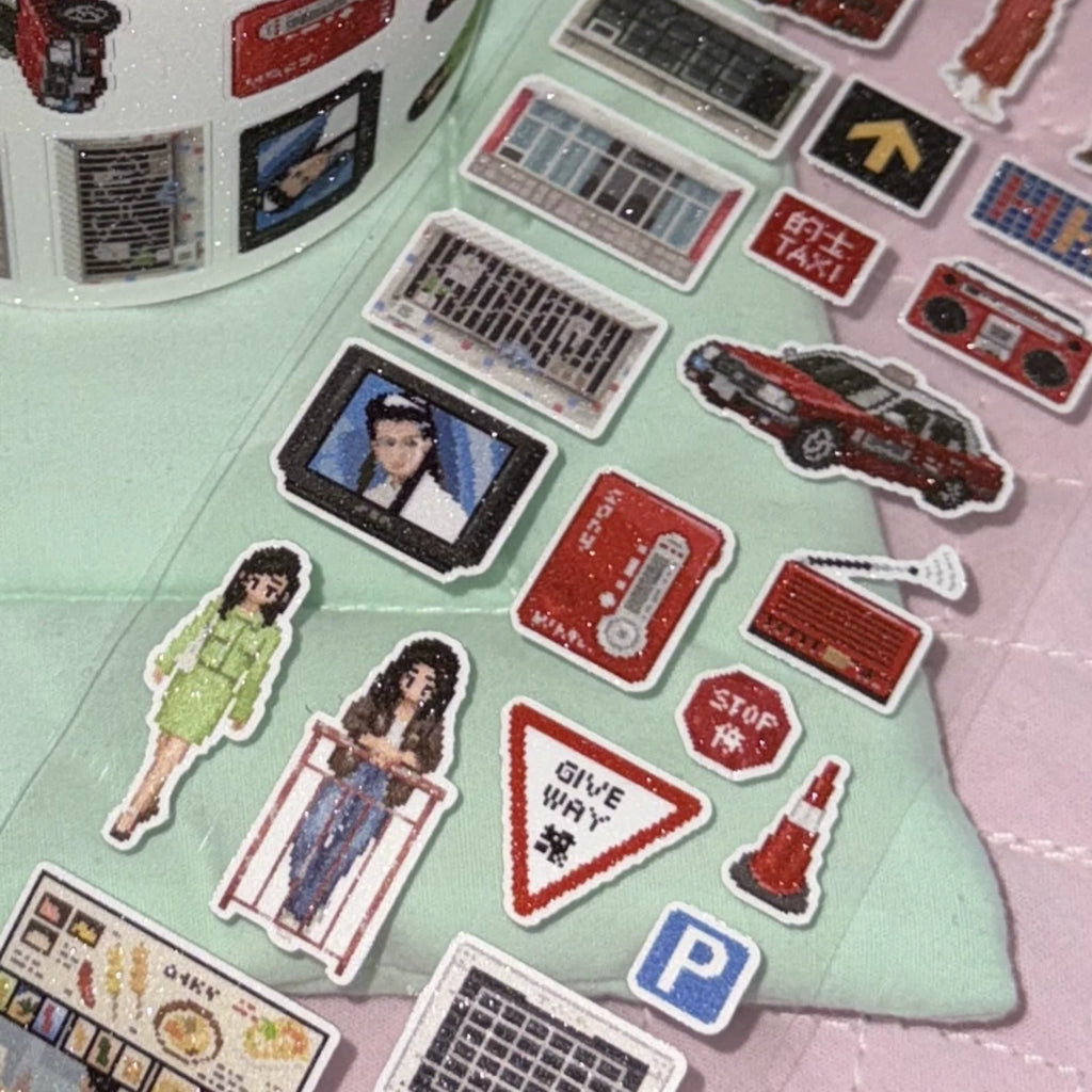 SOFT TISSUE - CLASSIC CAFE STICKER ROLL