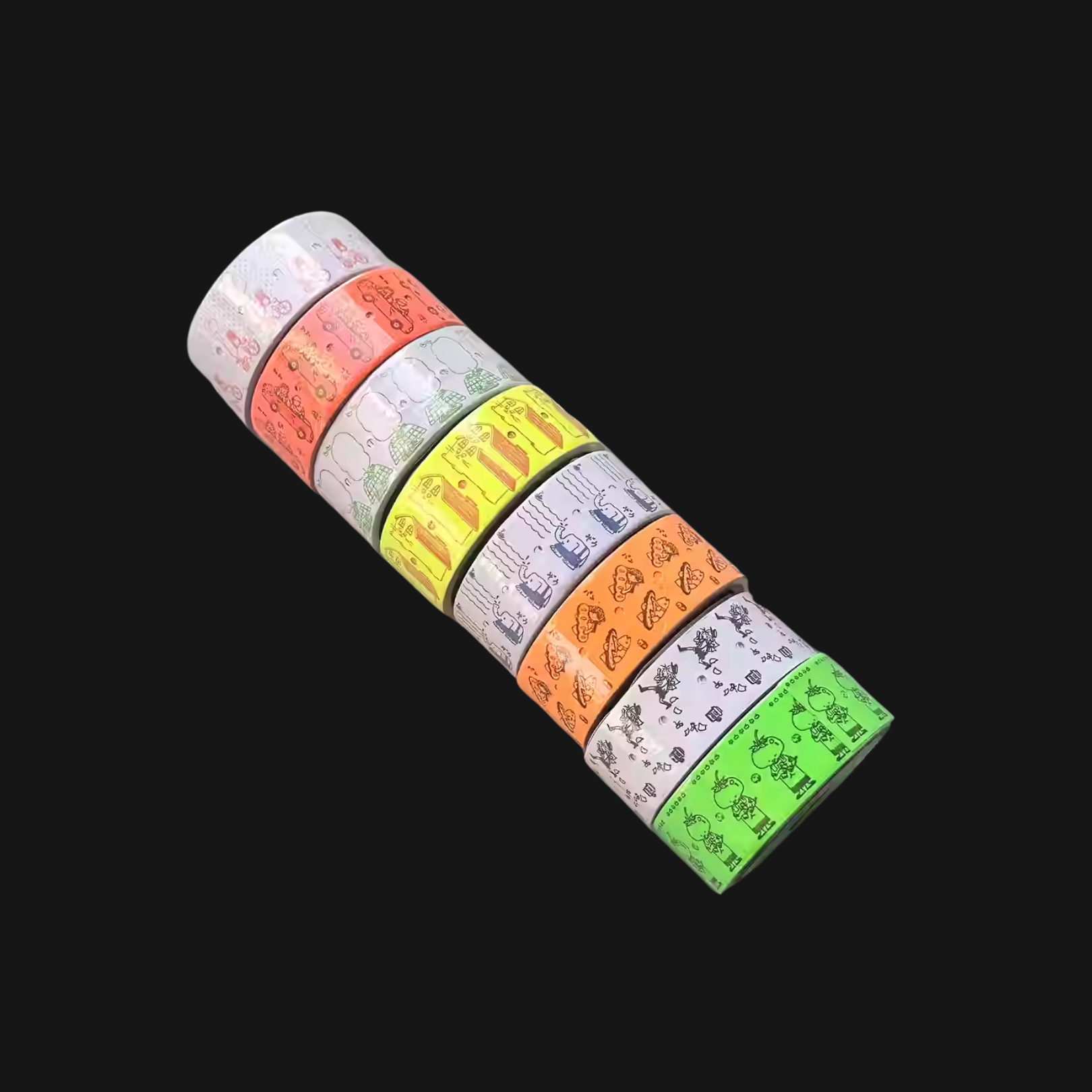 Galactic Messenger - Showa Supermarket Label Sticker Roll
