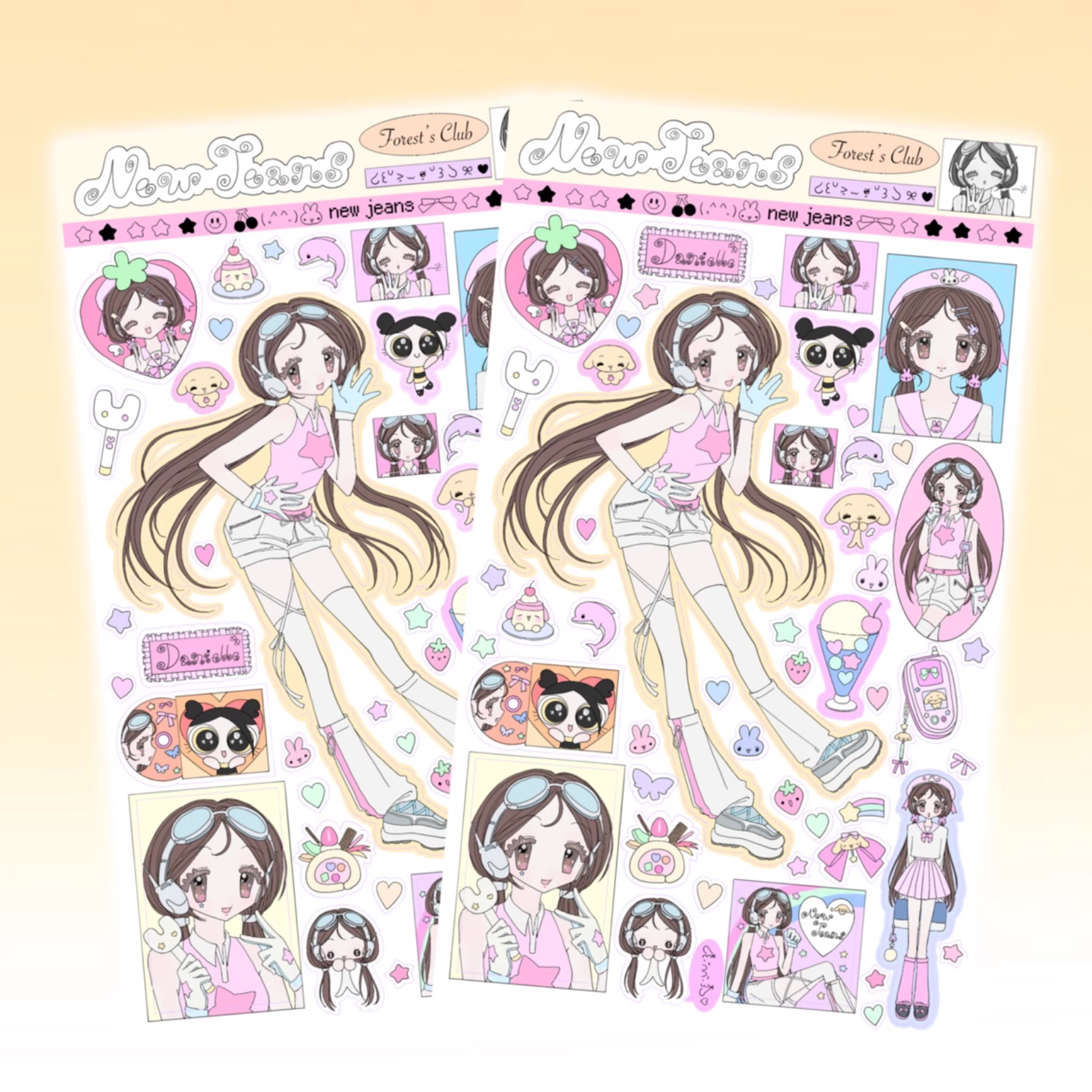 Forest's Club - NJ Danielle Sticker Sheet