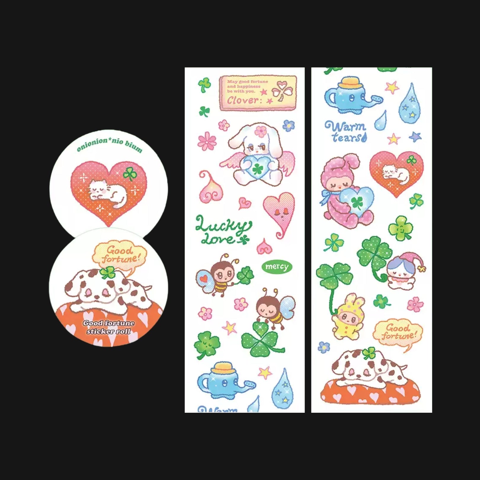 NIO BIUM X ONIONION - LUCKY CLOVER STICKER ROLL