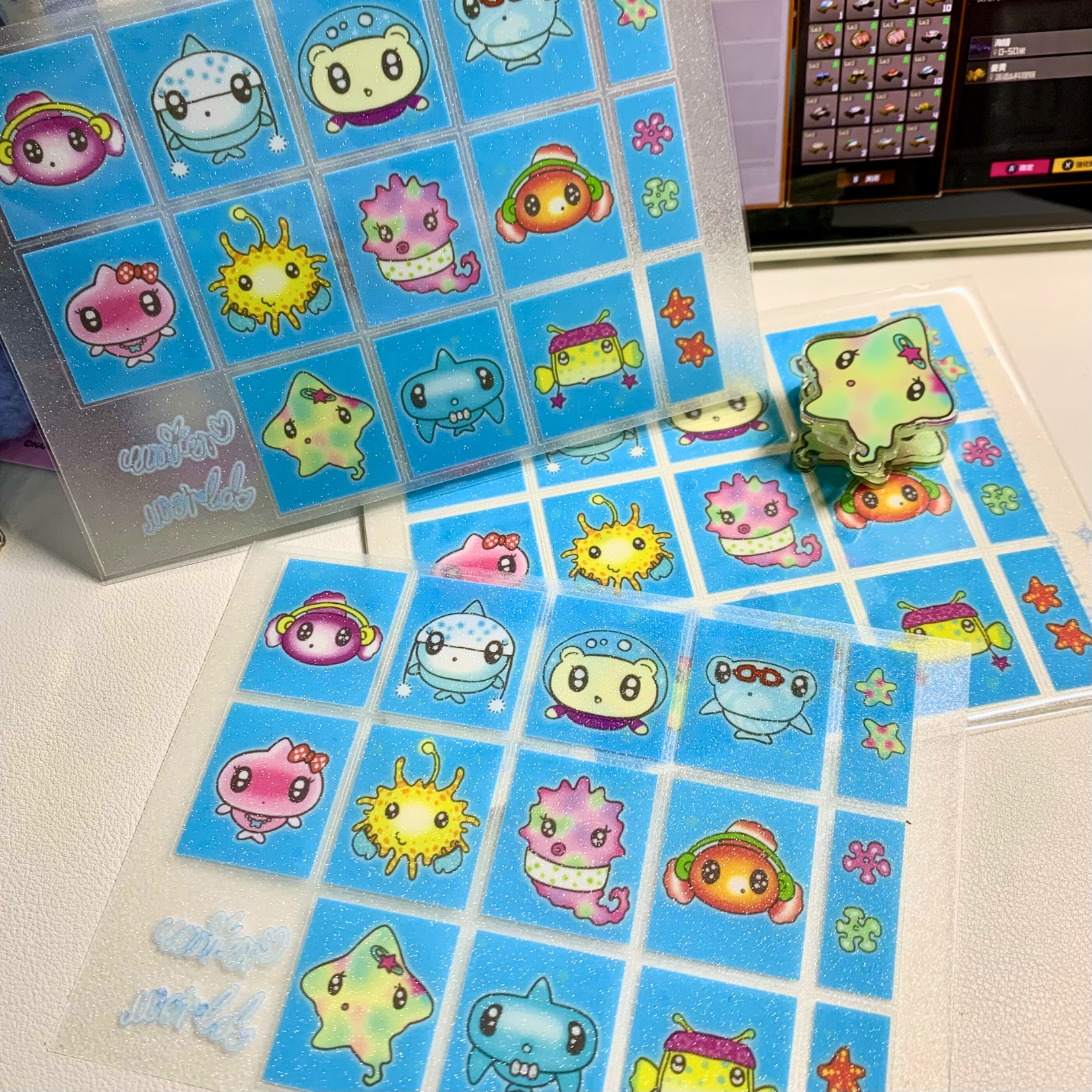 BOTANICOO - WATERWORLD STICKER SHEET