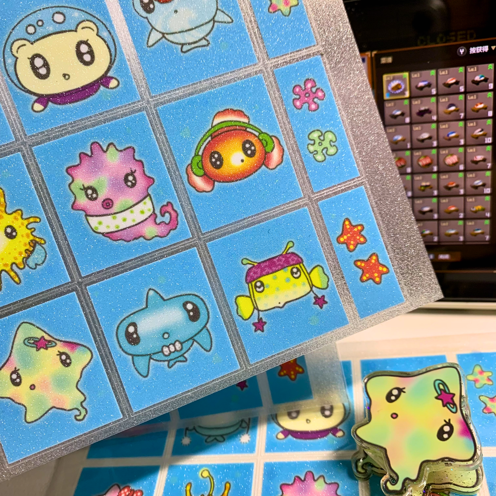 BOTANICOO - WATERWORLD STICKER SHEET