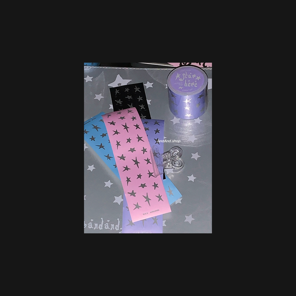 AndAnd. - Dream Series Silver Foil Sticker Roll