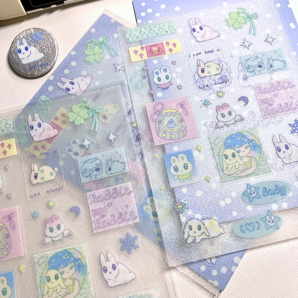 BOTANICOO - RABBIT MY RABBIT STICKER SHEET