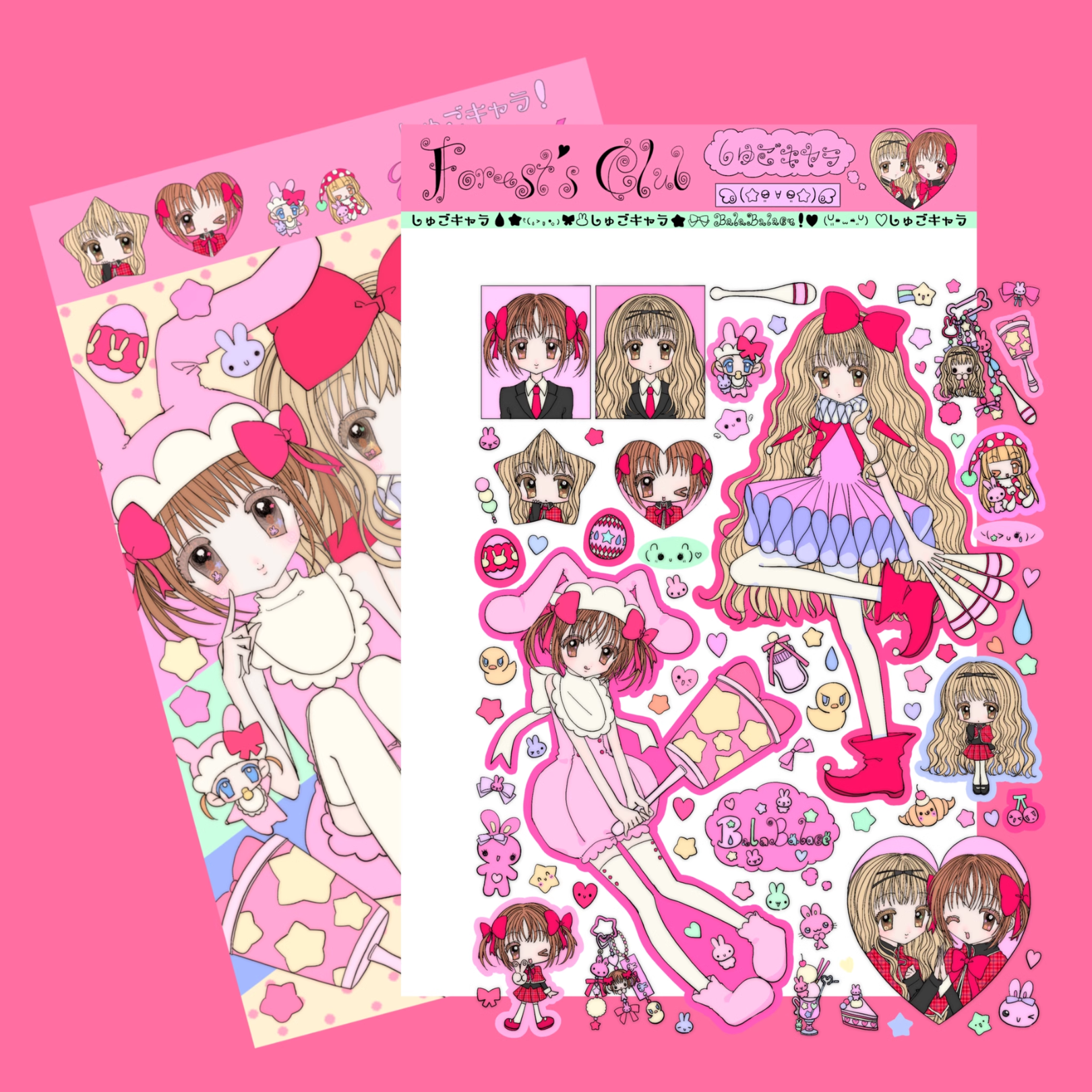 Forest's Club - Rima & Yaya Sticker Sheet