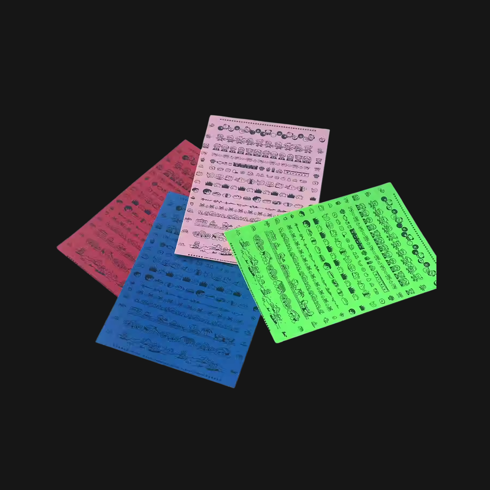 Galactic Messenger - Showa Label Sticker Pack