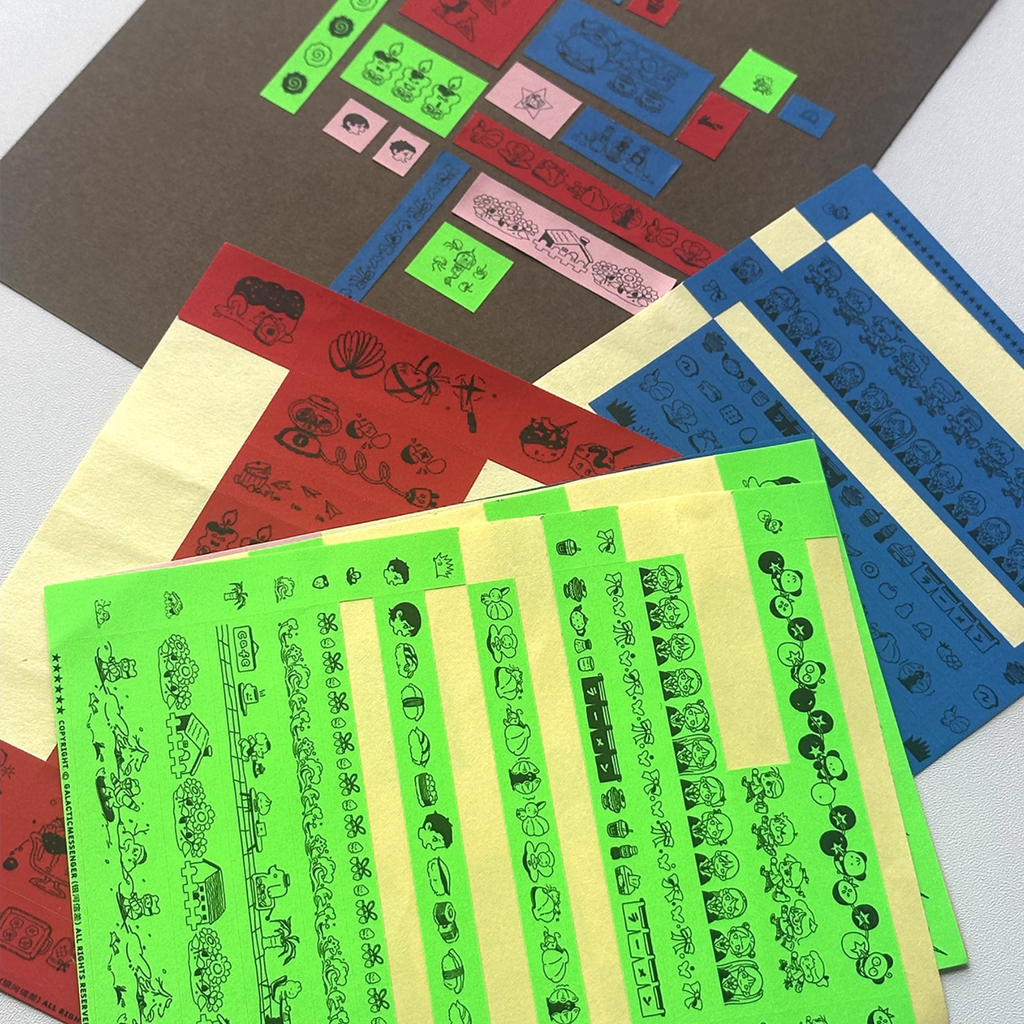 Galactic Messenger - Showa Label Sticker Pack