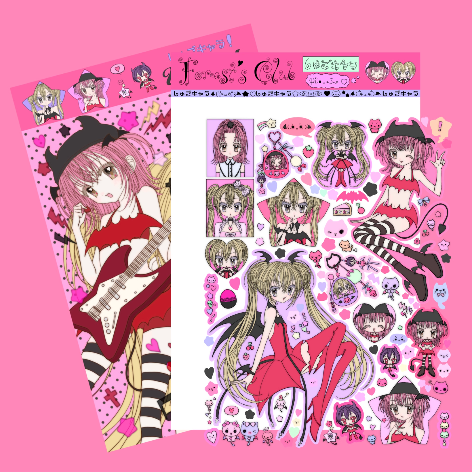 Forest's Club - Amu & Utah Sticker Sheet