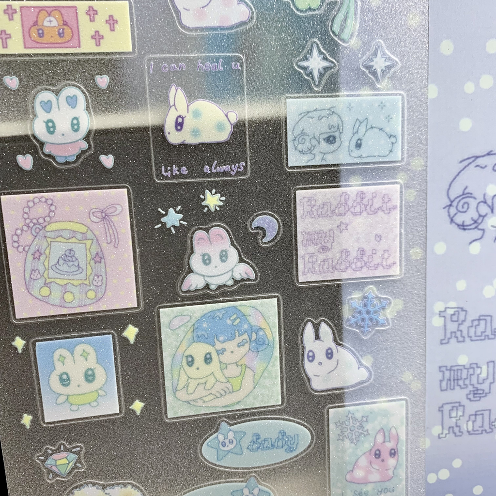 BOTANICOO - RABBIT MY RABBIT STICKER SHEET