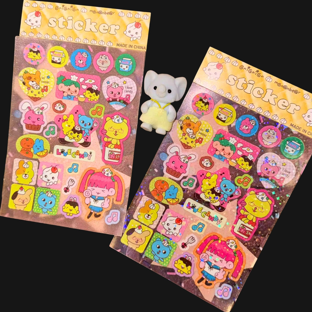 Monanbear x Onionion - Love Candy Sticker Sheet