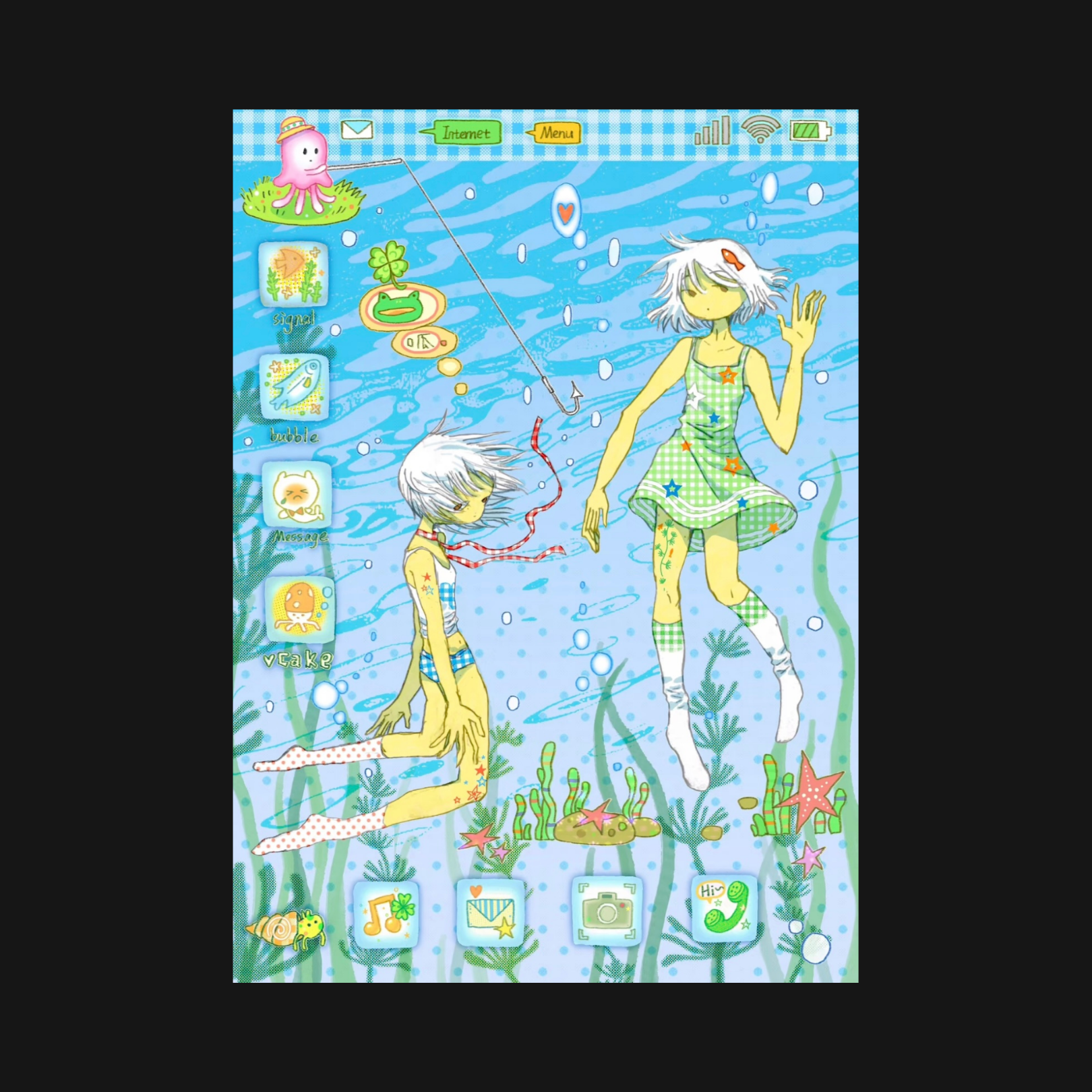 Oooctopus - Maiden and the Sea Sticker Sheet