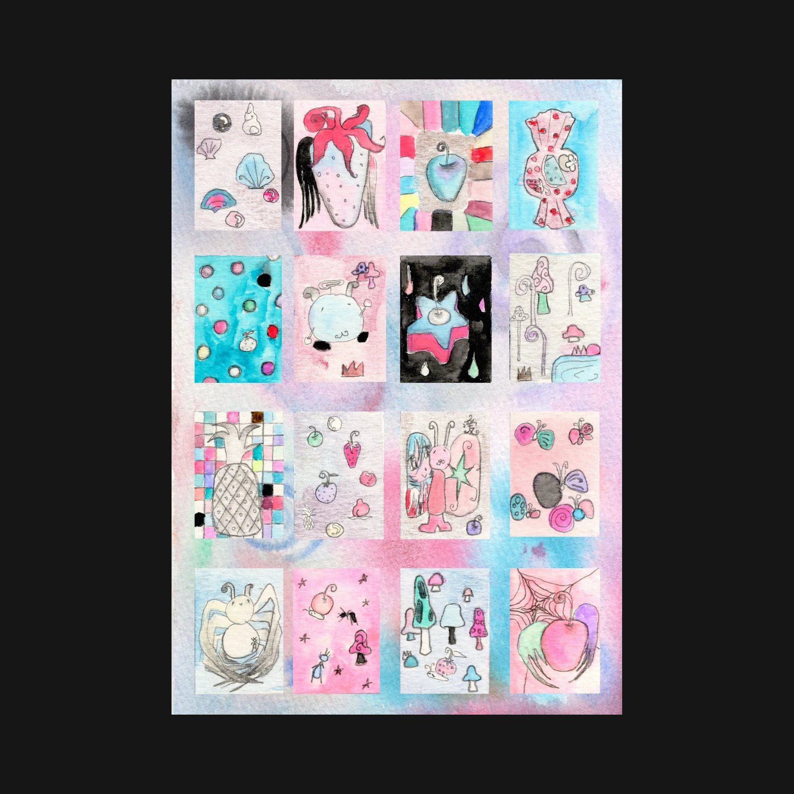 LAZY VENUS SYNDROME - VELVET STATIC STICKER SHEET