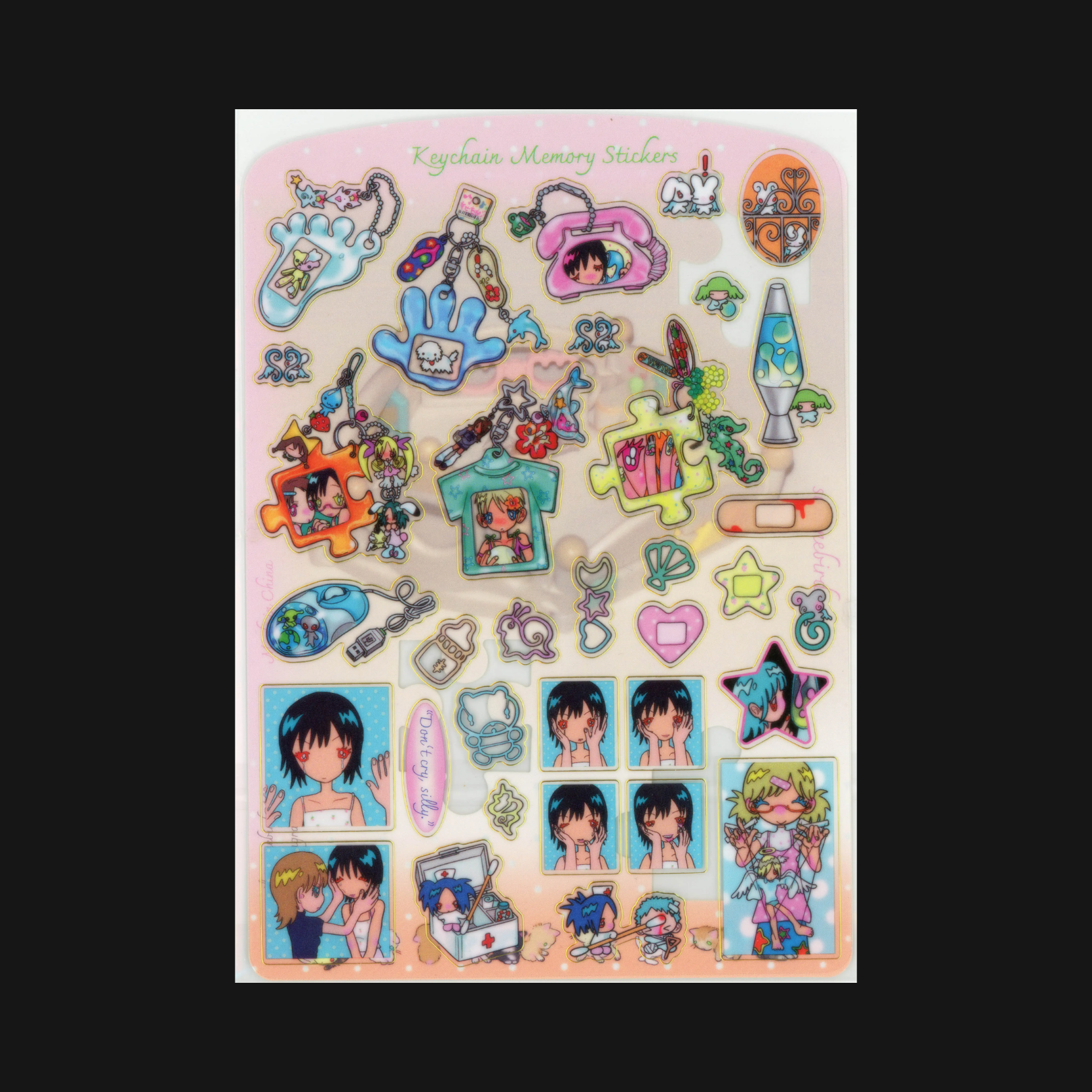 Sunonebird - Keychain Memory Sticker Sheet