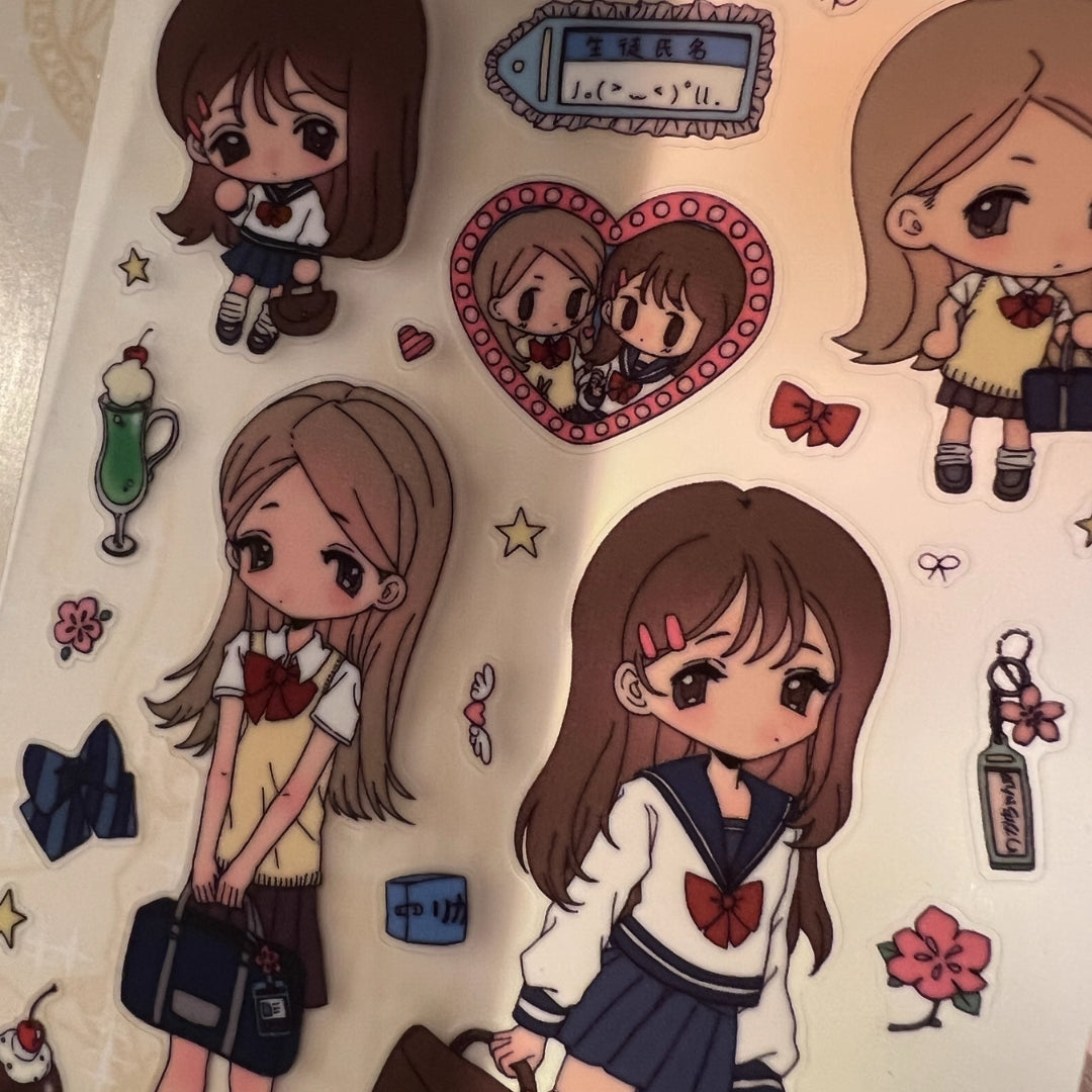 YAO - SHOWA HIGH SCHOOL STICKER SHEET