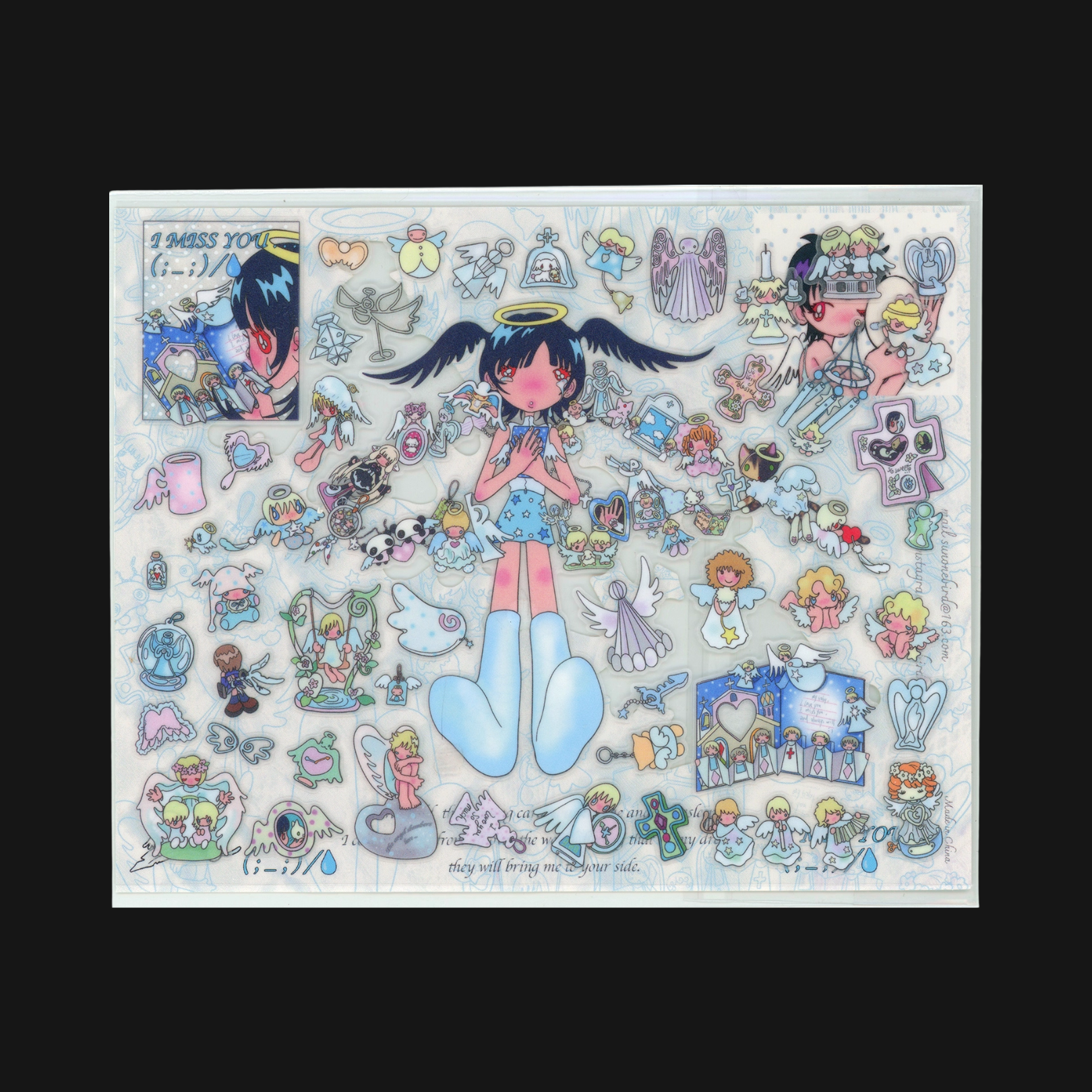 SUNONEBIRD - COLLECT EVERYTHING OF THE ANGEL STICKER SHEET