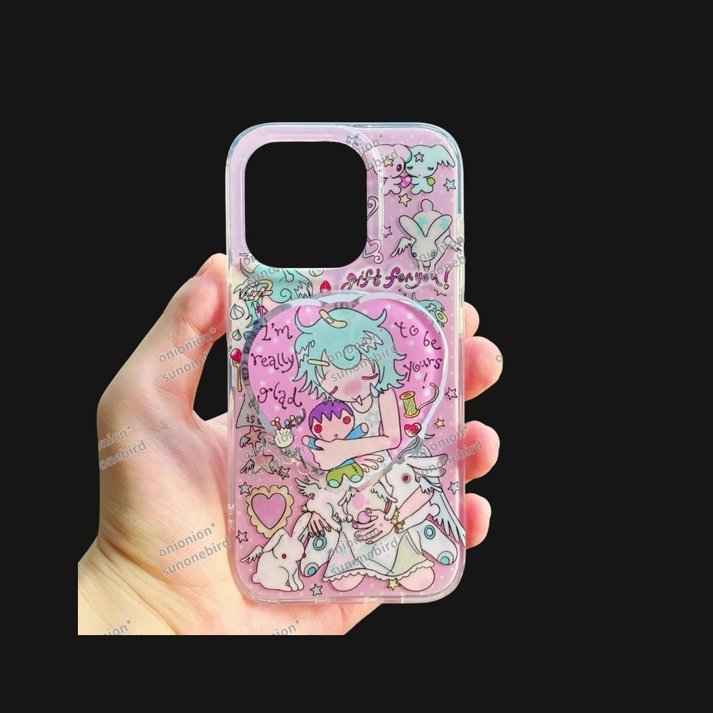 Sunonebird x Onionion - Pink Love Phone Grip