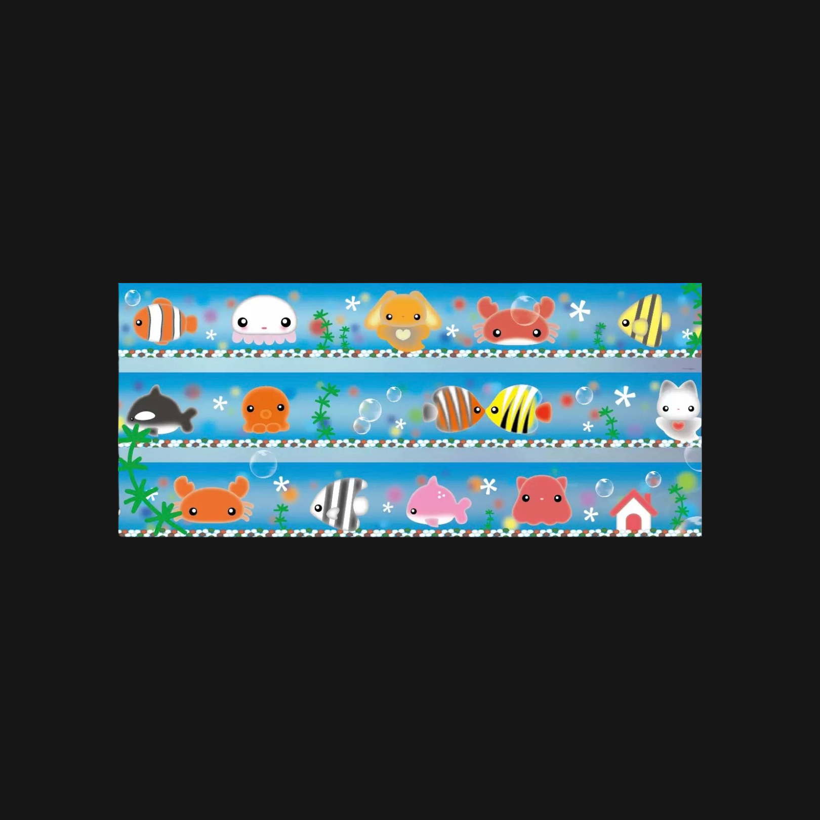 Forest Note - Bubble Goldfish Bowl Sticker Roll