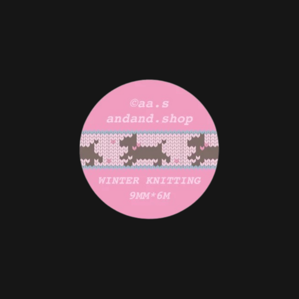 AndAnd. - Winter Sweater Sticker Roll
