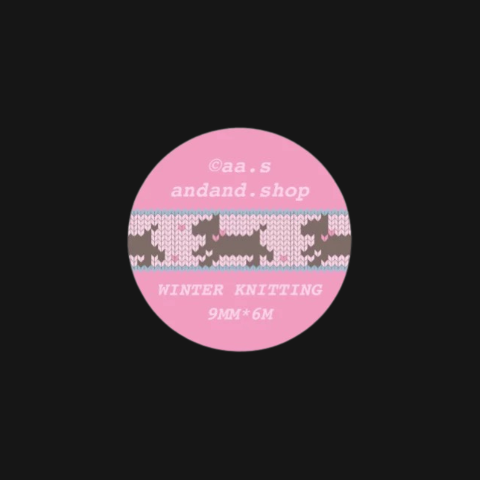 AndAnd. - Winter Sweater Sticker Roll