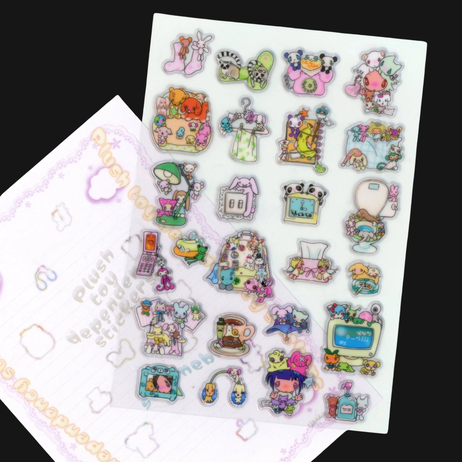 SUNONEBIRD - PLUSH TOY DEPENDENCY STICKER SHEET