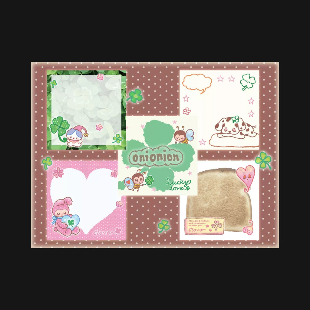 NIO BIUM X ONIONION - LUCKY CLOVER MEMO PAD