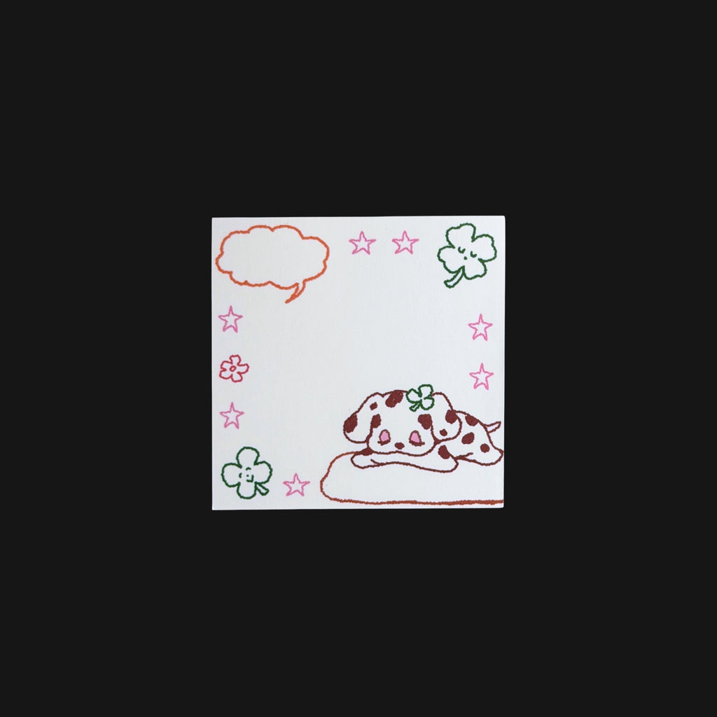 NIO BIUM X ONIONION - LUCKY CLOVER MEMO PAD